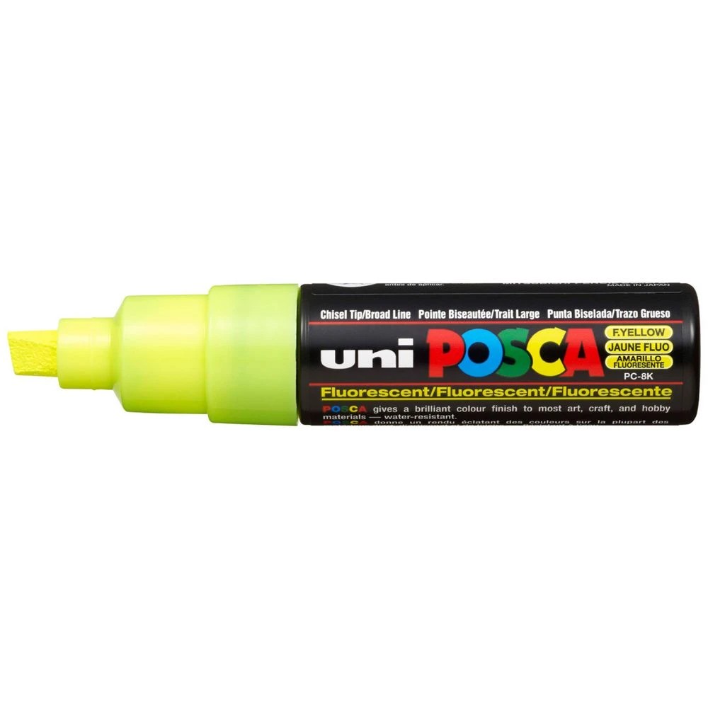 1 POSCA PC 8K Paint Marker Fluorescent Yellow, 1 of 5