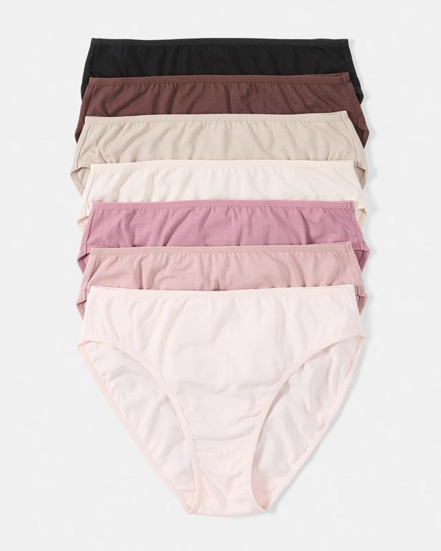 7 Pack Cotton Stretch Hi-Cut Br