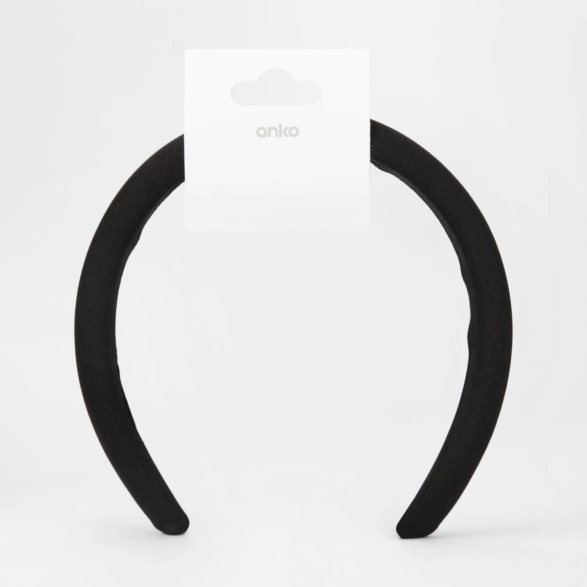 5 Satin Headband - Black, 5 of 5