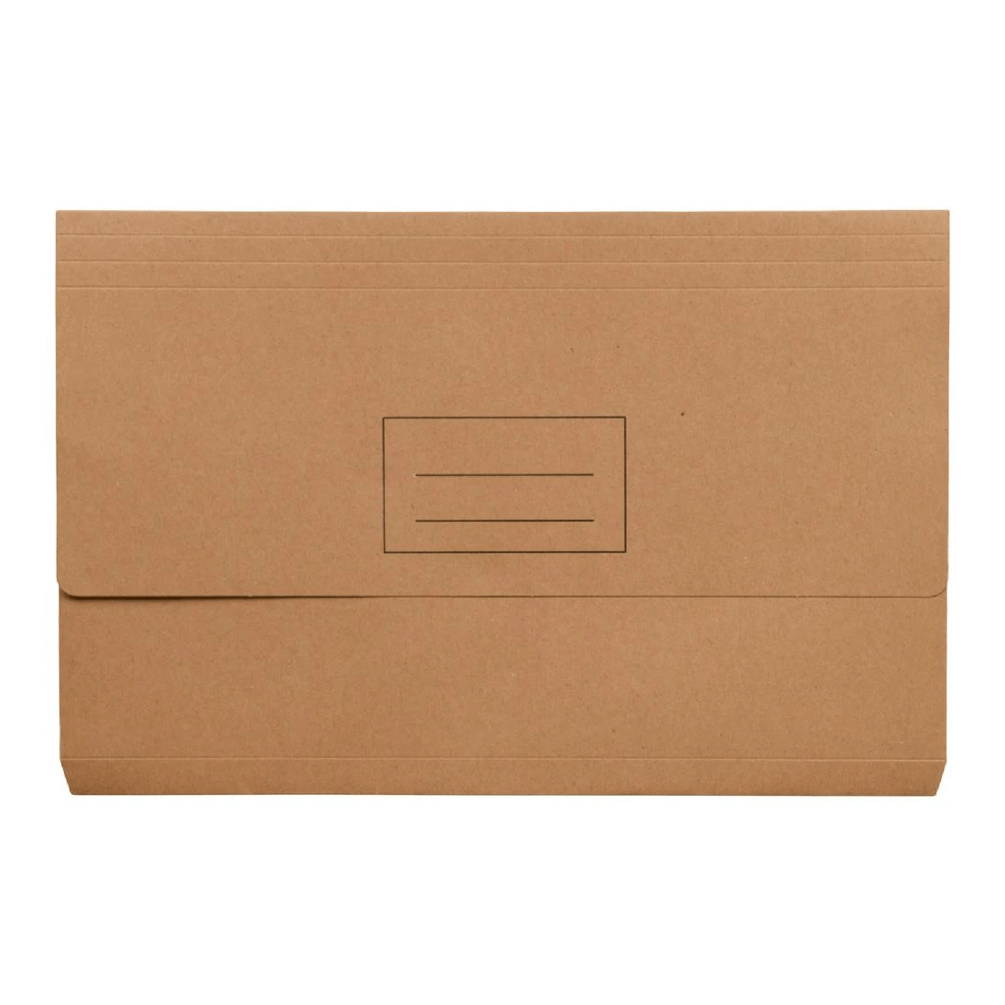 1 J.Burrows Document Wallet 250GSM Kraft, 1 of 3