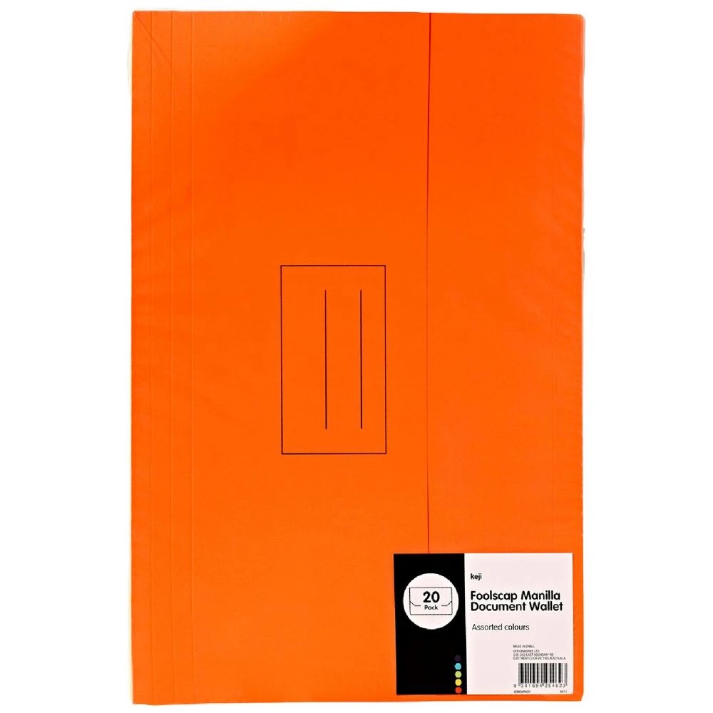 2 Keji Manila Document Wallets Foolscap 20 Pack, 2 of 2