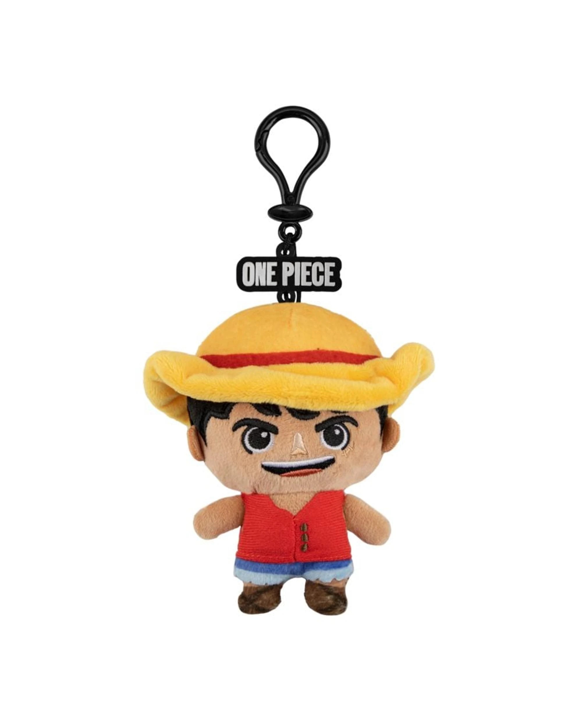 1 Cinereplicas One Piece Netflix Luffy Keyring Plush, 1 of 2
