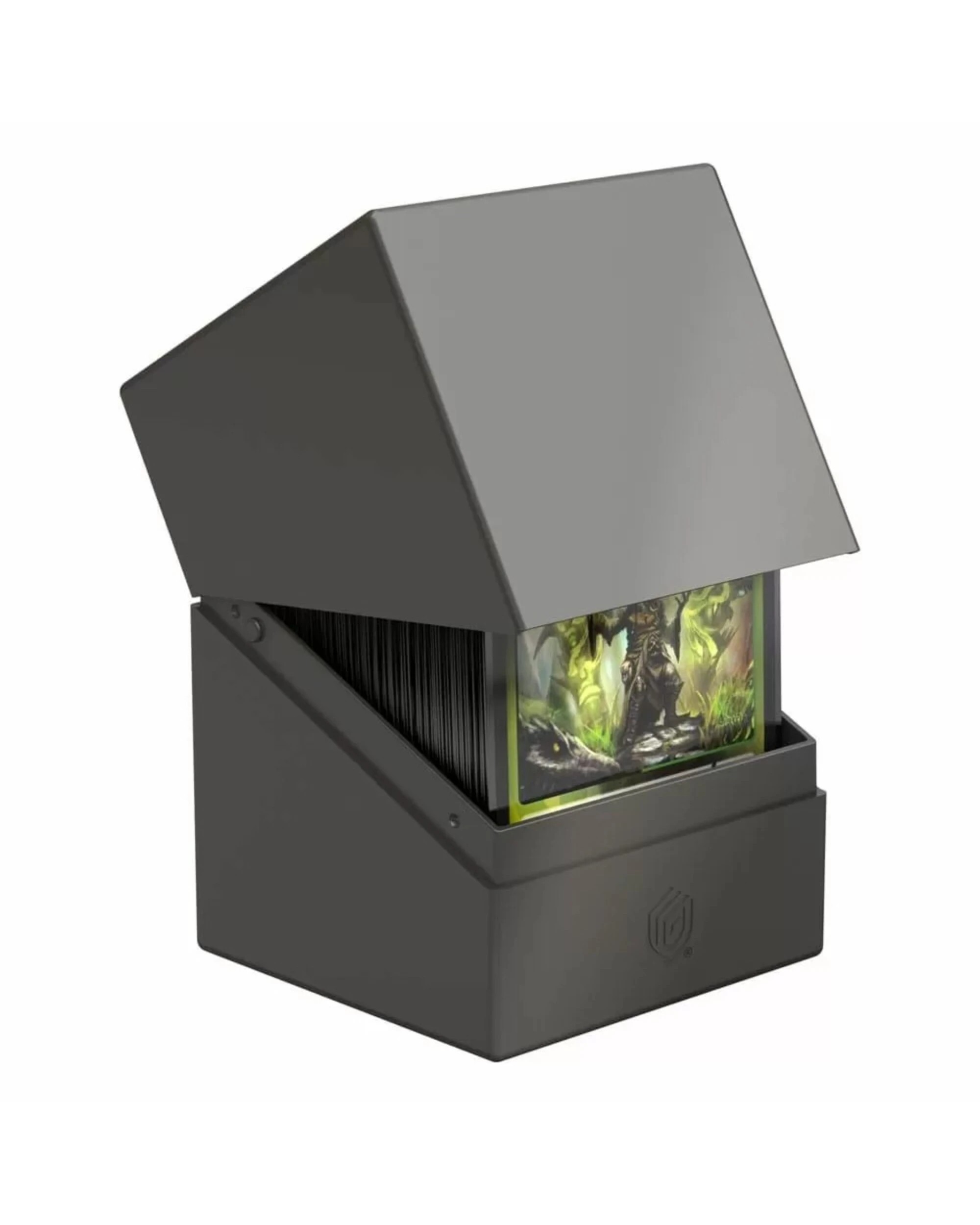 1 Ultra Guard TCG - Boulder 100+ Deck Box - Solid Grey, 1 of 3