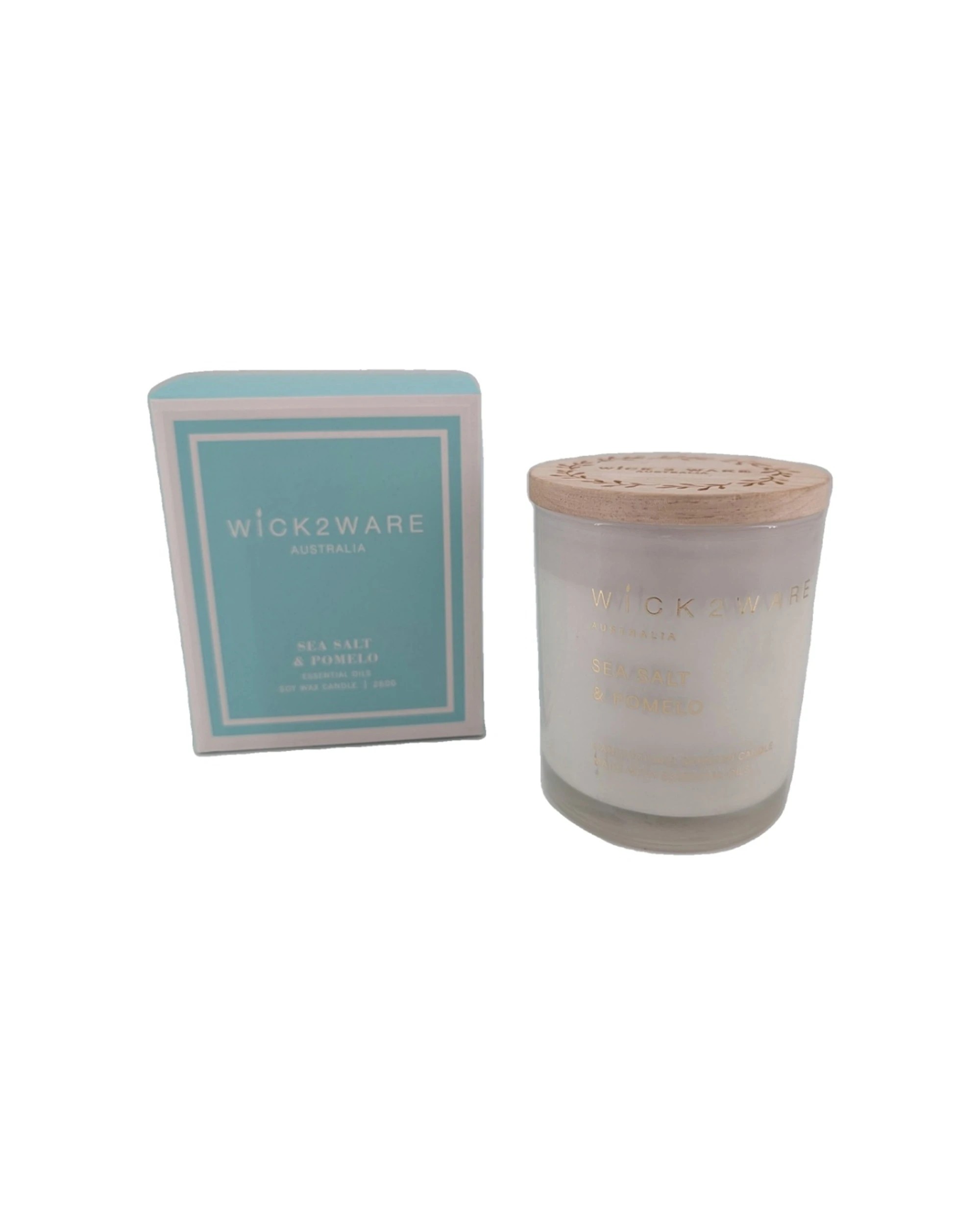 1 Wick2Ware Soy Scented Candle Jar Home Fragrance Sea Salt and Pomelo 260g - Multi, 1 of 1