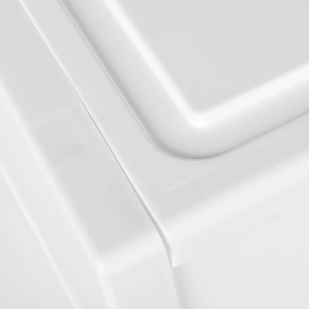 5 Traderight 3 Pcs 32L Multi Purpose Storage Bin Box with Drawer - White, 5 of 7