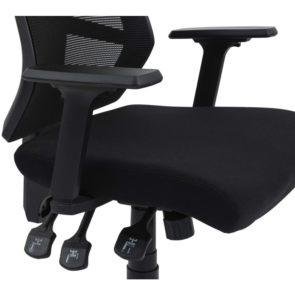 7 Doncaster Ergonomic High Back Chair Black Ergonomic Chairs and Desk Chairs, 7 of 10