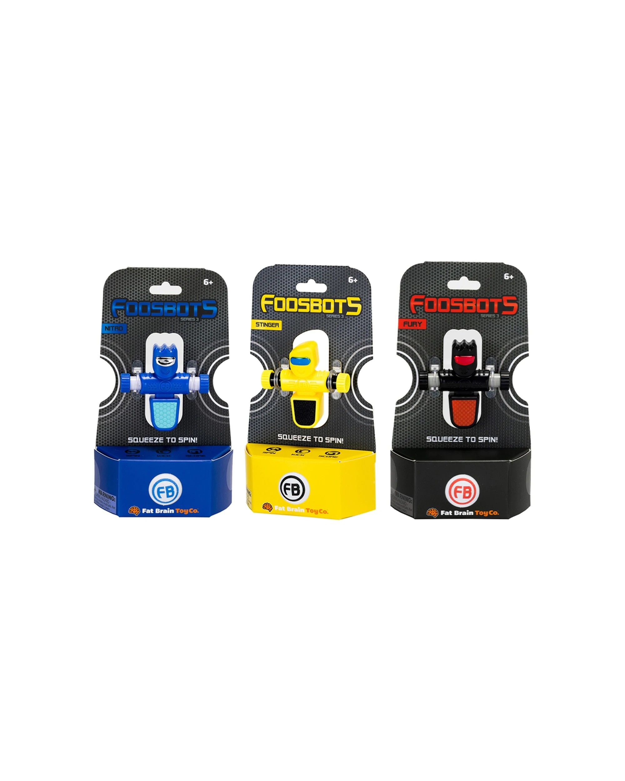 1 TOMY Foosbots Series 3 Kids Play Toy Set Spin Kick Fast Play - Multi, 1 of 8