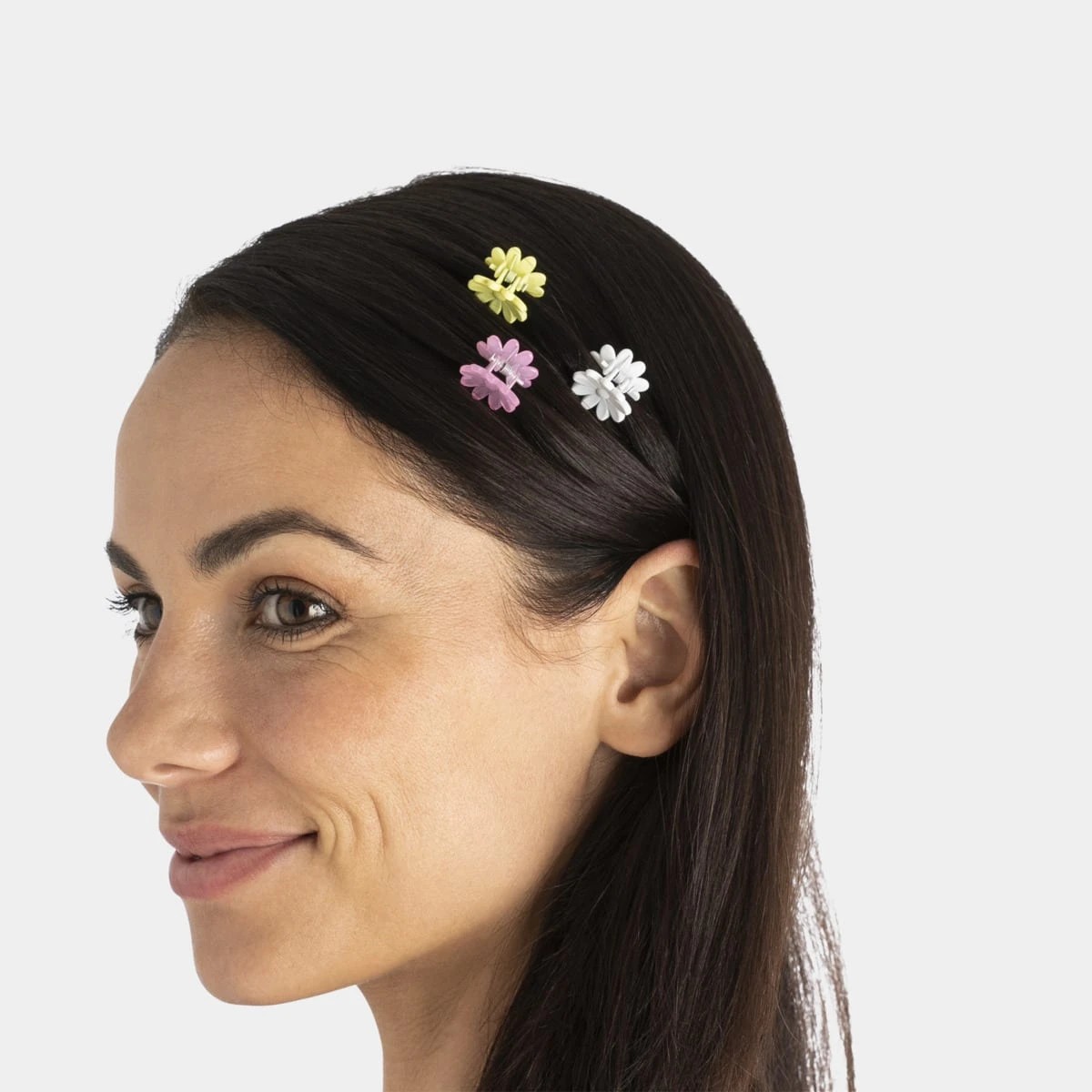 3 10 Pack Daisy Mini Hair Clips, 3 of 4