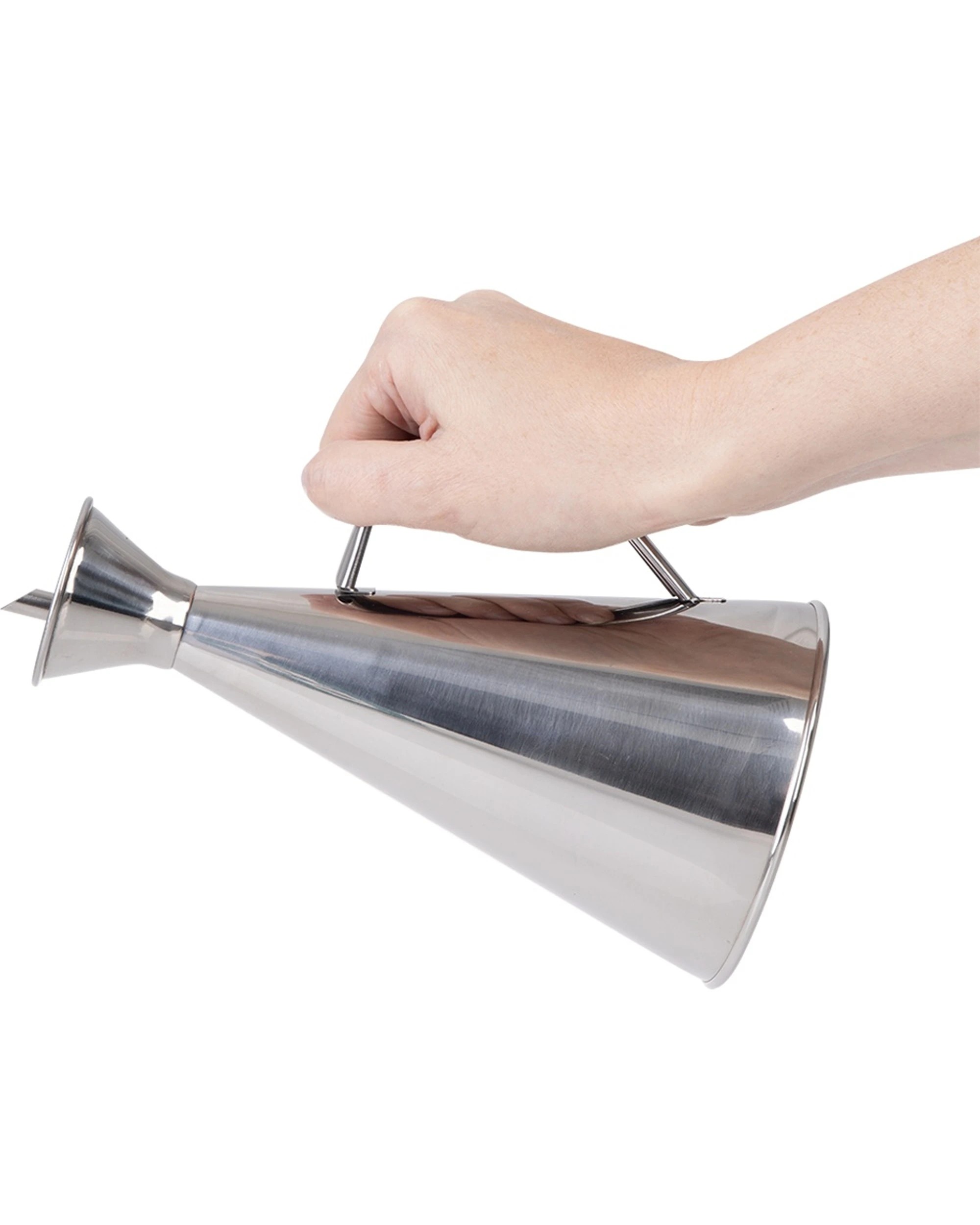 6 Appetito Durable Stainless Steel Oil Can With Vented Spout 500ml - Silver, 6 of 7
