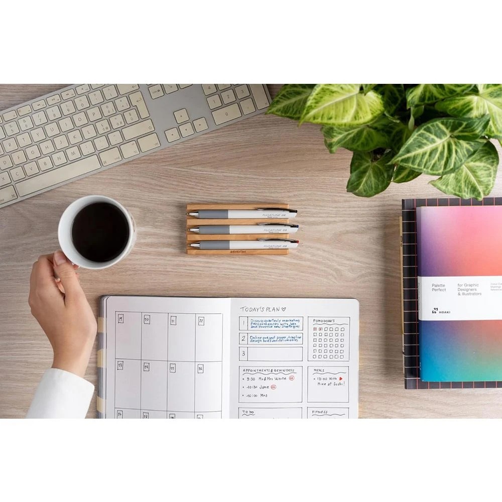 5 Pentel Floatune 0.8mm Retractable Rollerball Pen Assorted 4PK, 5 of 6