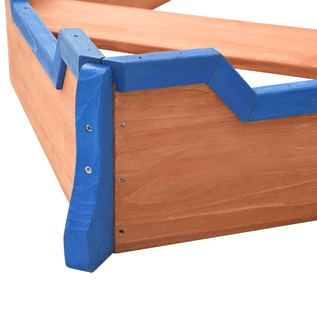 8 Vidaxl Sandbox Wooden Sandbox - Multi, 8 of 9