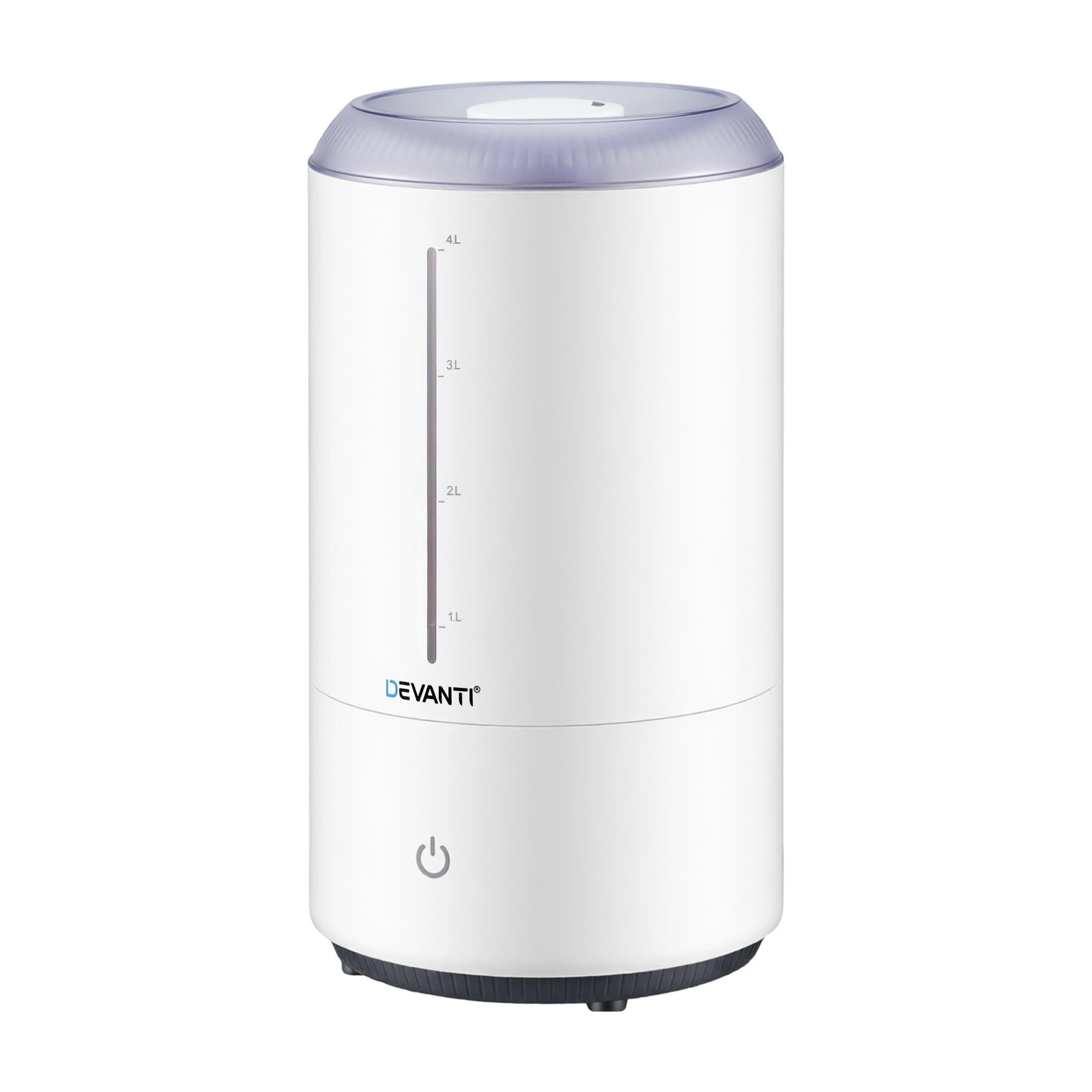 1 Devanti 4L Ultrasonic Humidifier and Diffuser - White, 1 of 9