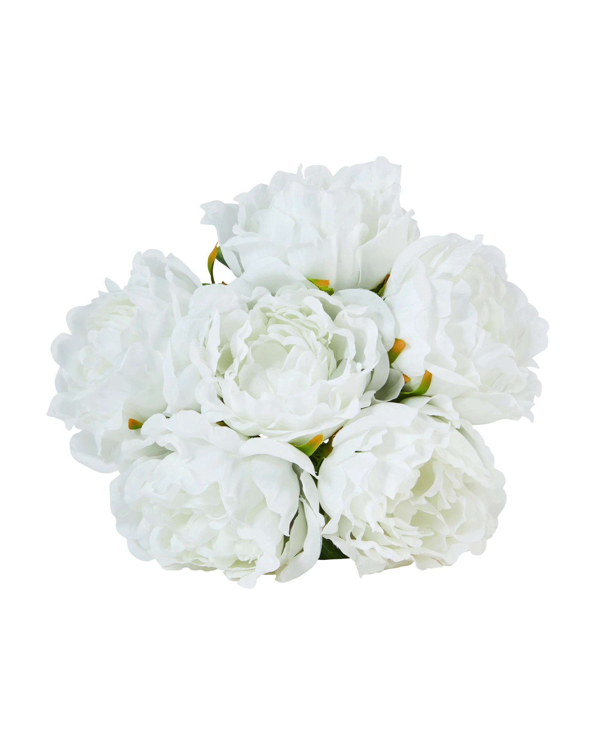 2 Artificial White Peonies Bunch, 2 of 4