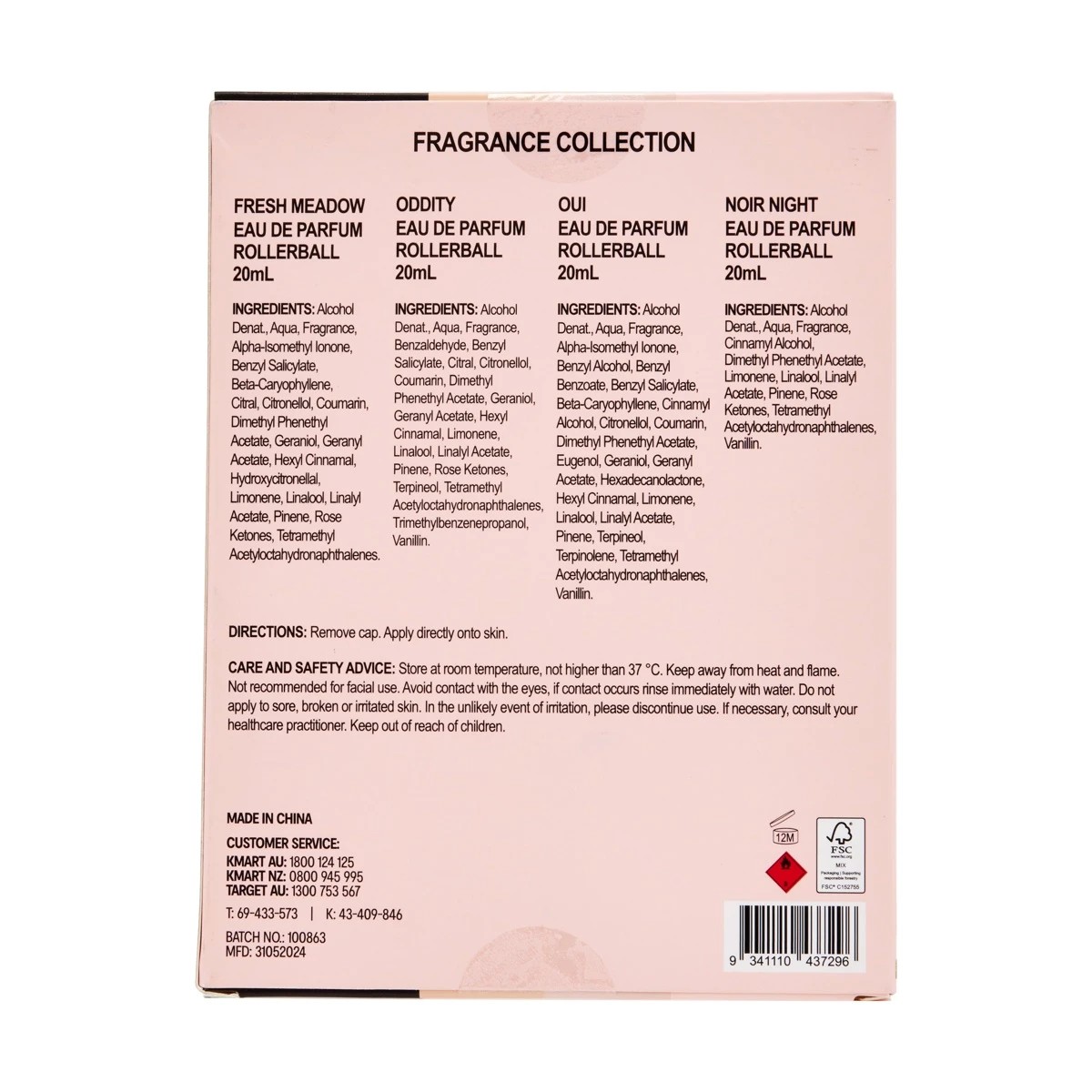 9 OXX Fragrance 4 Pack Eau De Parfum Rollerball Collection, 9 of 9