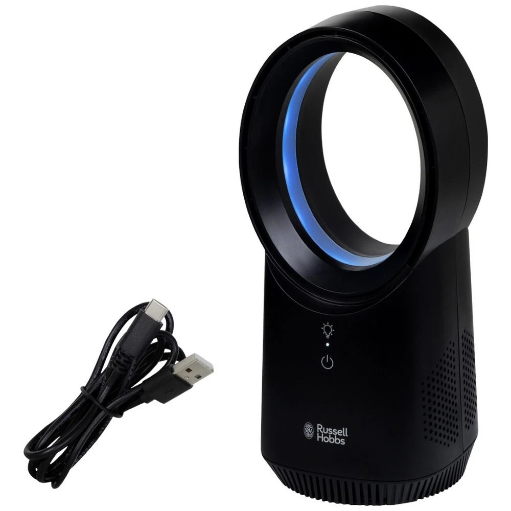 4 Russell Hobbs USB Bladeless Desk Fan, 4 of 8