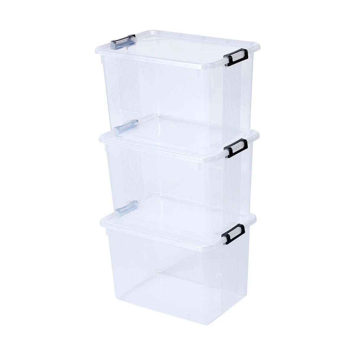 4 3 Pack 20L Tubs with Lids, 4 of 9