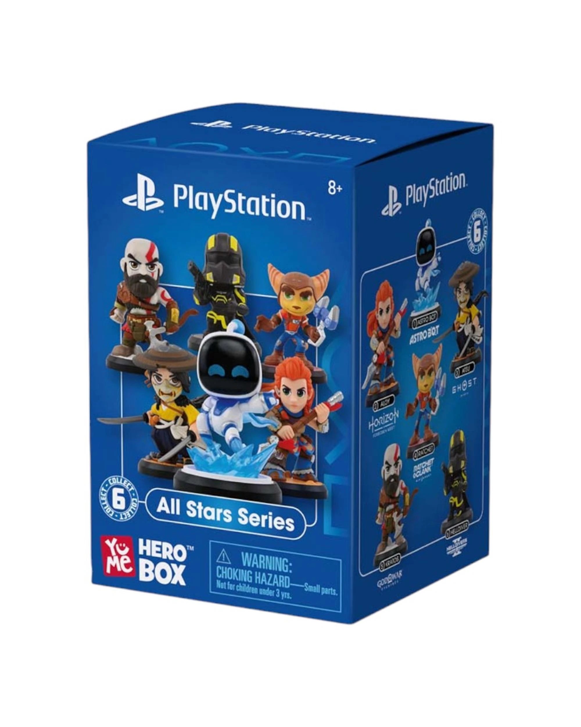 1 YuMe Sony Playstation Hero Box All Stars Series 1 Blind Box, 1 of 10