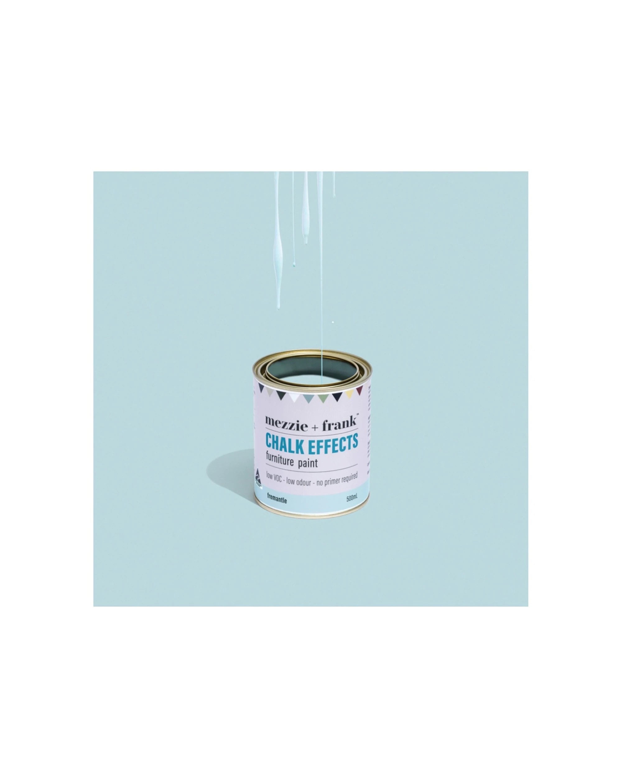 4 Mezzie+Frank Chalk Effect 0.5L Interior Water Based Furniture Paint Fremantle - Plain, 4 of 6