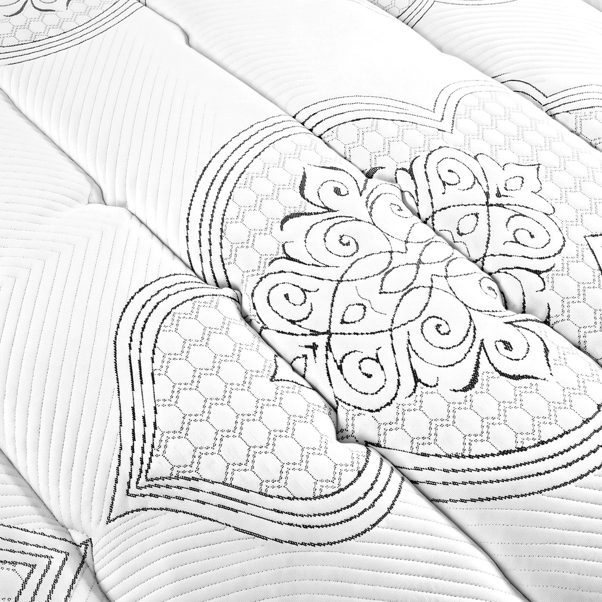 8 Giselle Bedding 34cm Mattress 9 Zone Latex Foam - Double Bed - Multi, 8 of 10