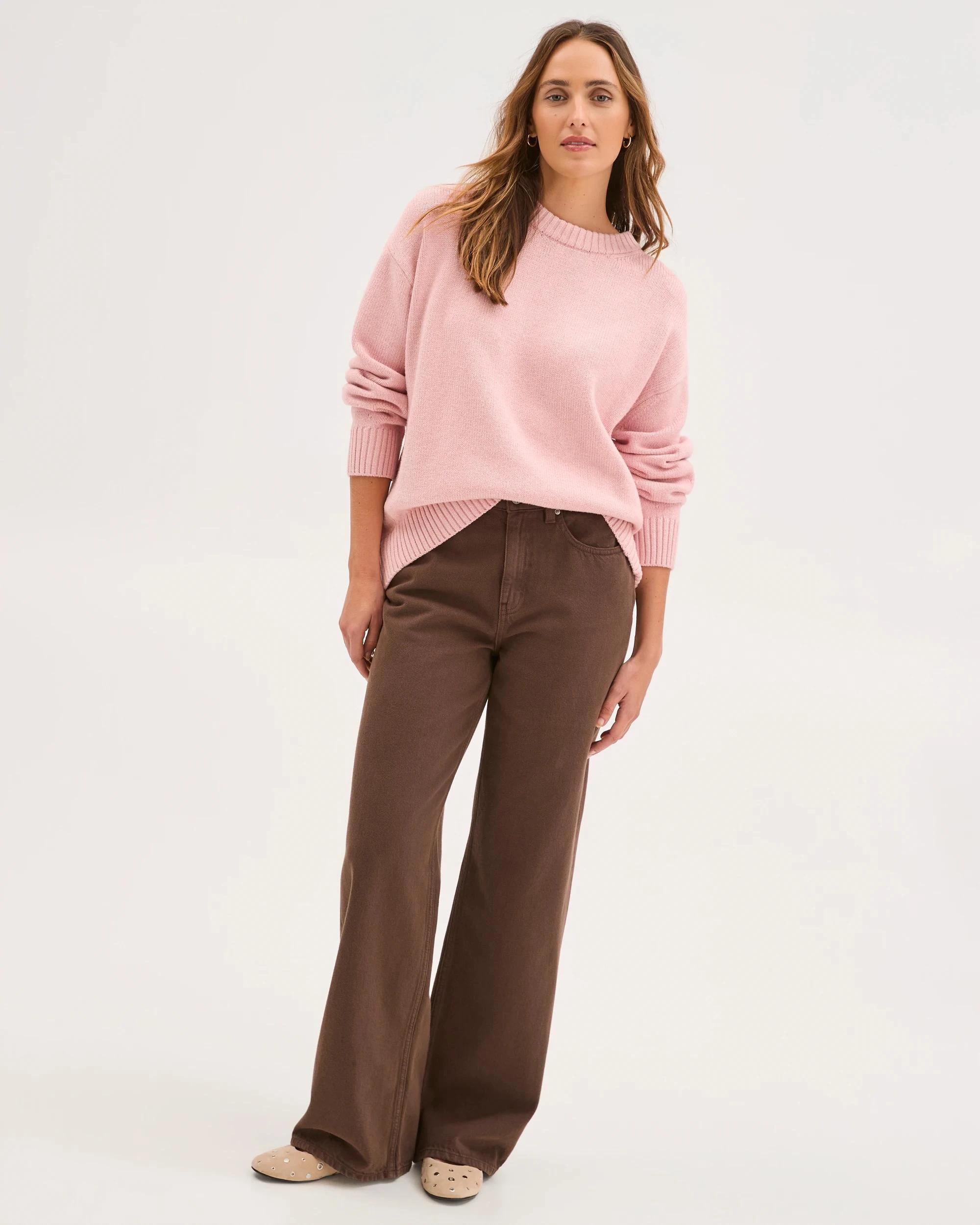 2 Target Woman Australian Cotton Blend Oversized Jumper FAIRY FLOSS, 2 of 8