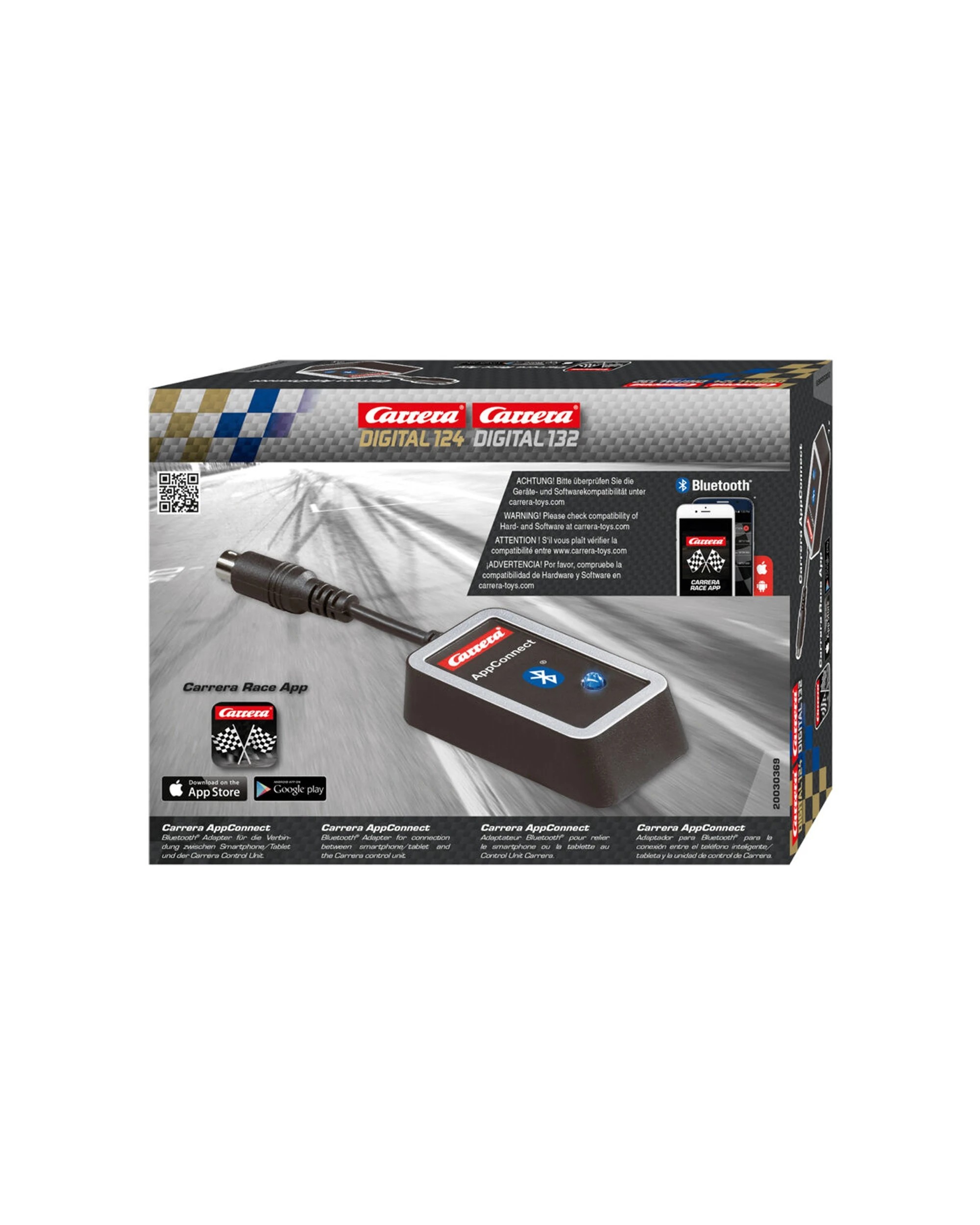 1 Carrera App Connect Lap Control Bluetooth Adapter Slot Car Racing Accessory - Black, 1 of 3