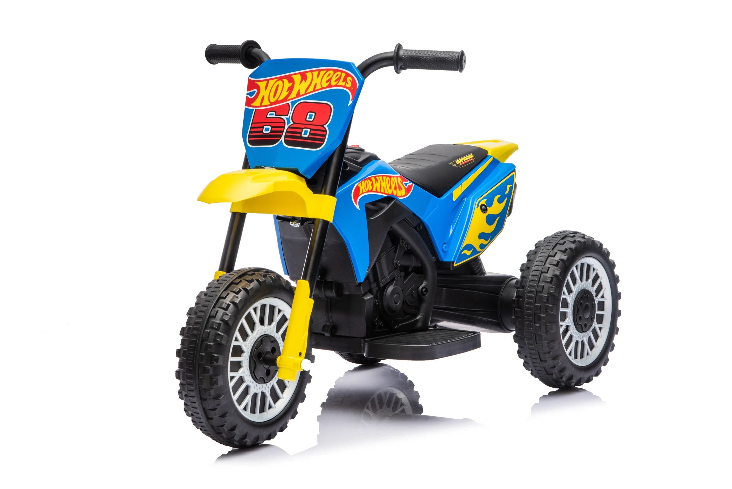 1 Hot Wheels Moto Cross 6V Ride On - Blue, 1 of 9