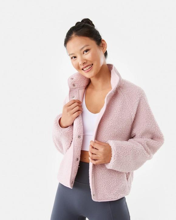 Active Womens Sherpa Patch Jacket