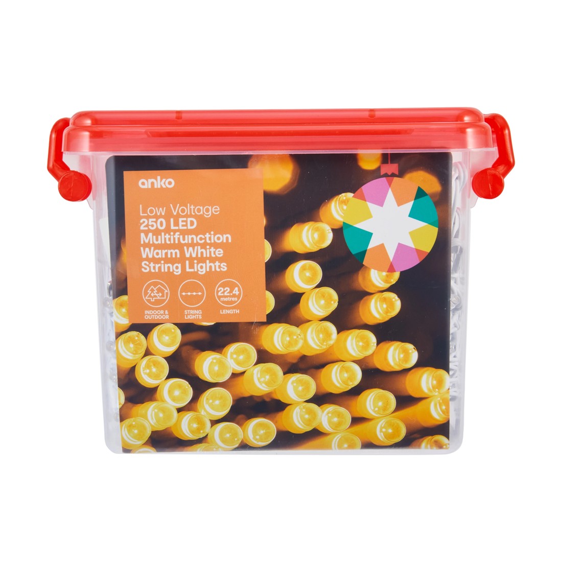 6 Low Voltage 250 LED Multifunction Warm White String Lights, 6 of 7