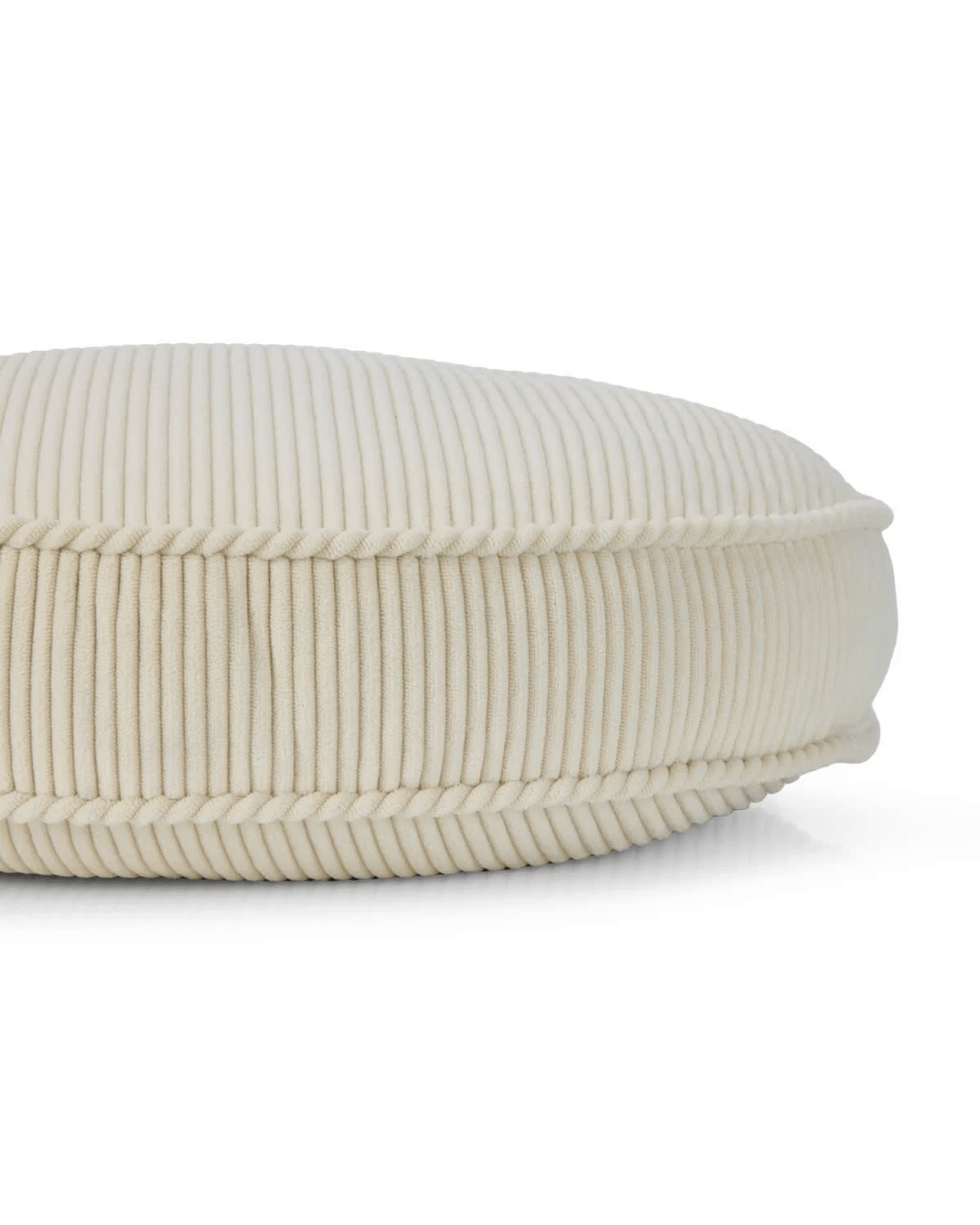 2 Corduroy Round Cushion - Beige, 2 of 5