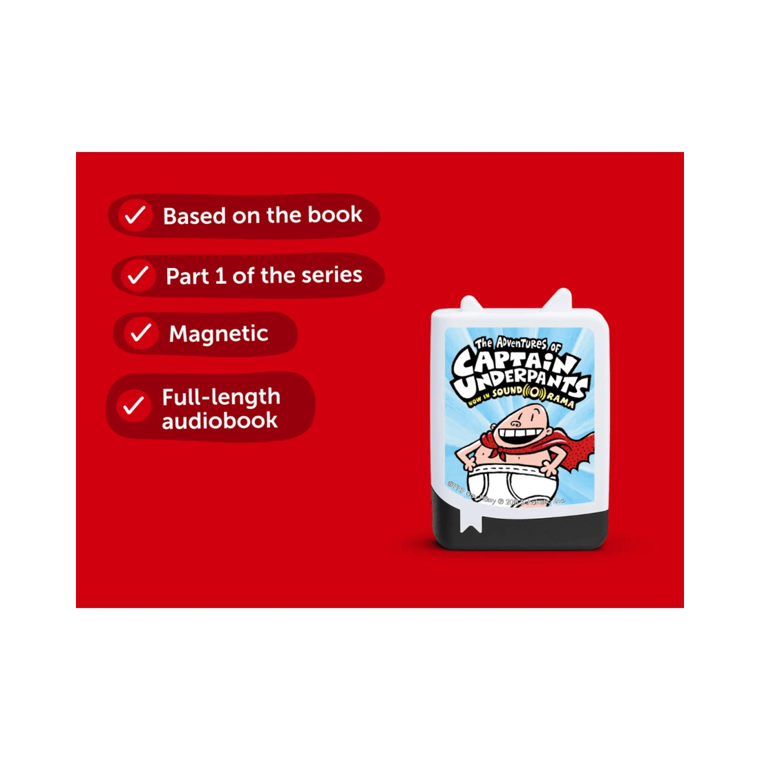 4 Tonies The Adventures of Captain Underpants Book Audio Character - Multi, 4 of 5