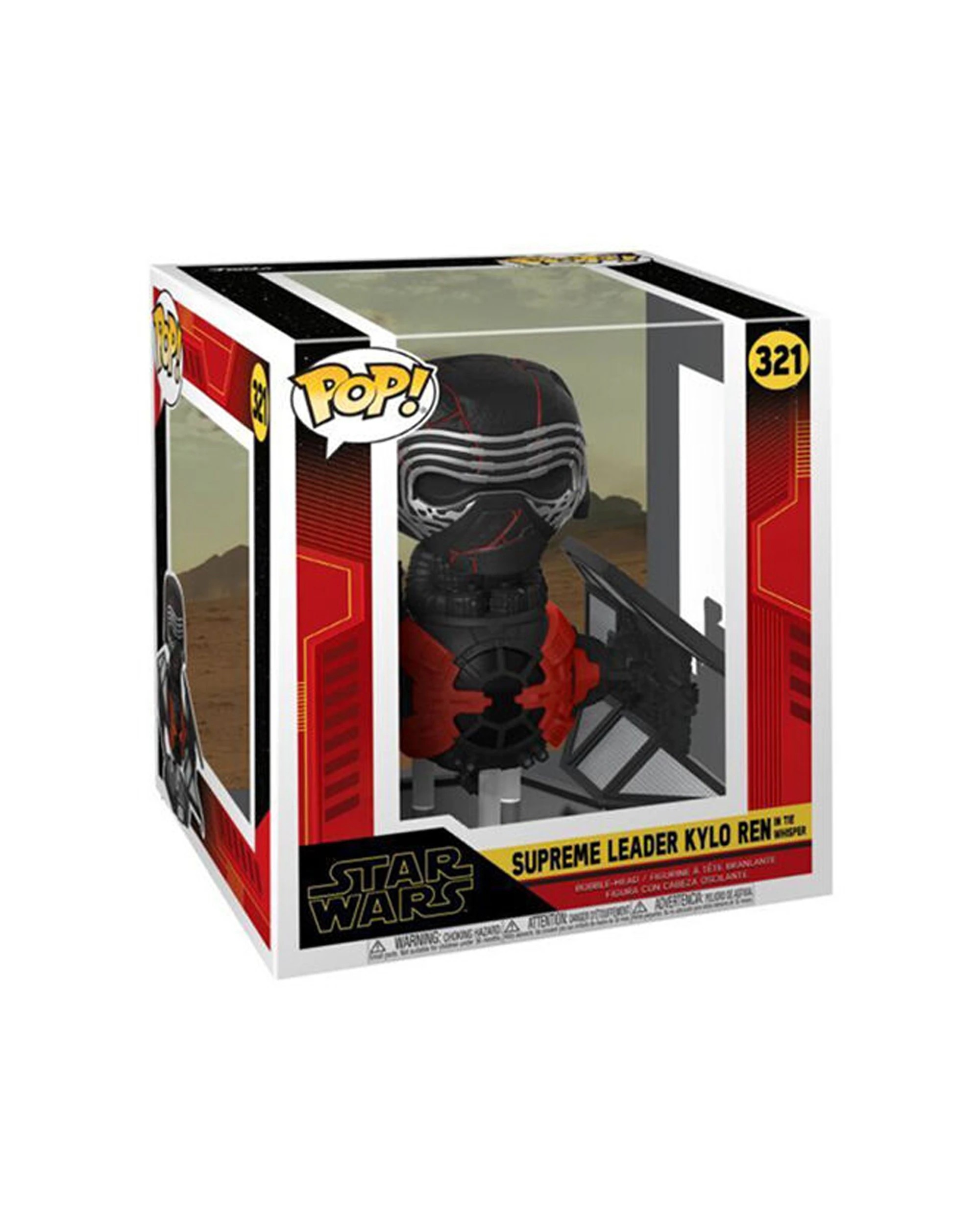 2 Star Wars Kylo Ren TIE Whisper Deluxe Pop Figure For Display And Collection - Black, 2 of 3