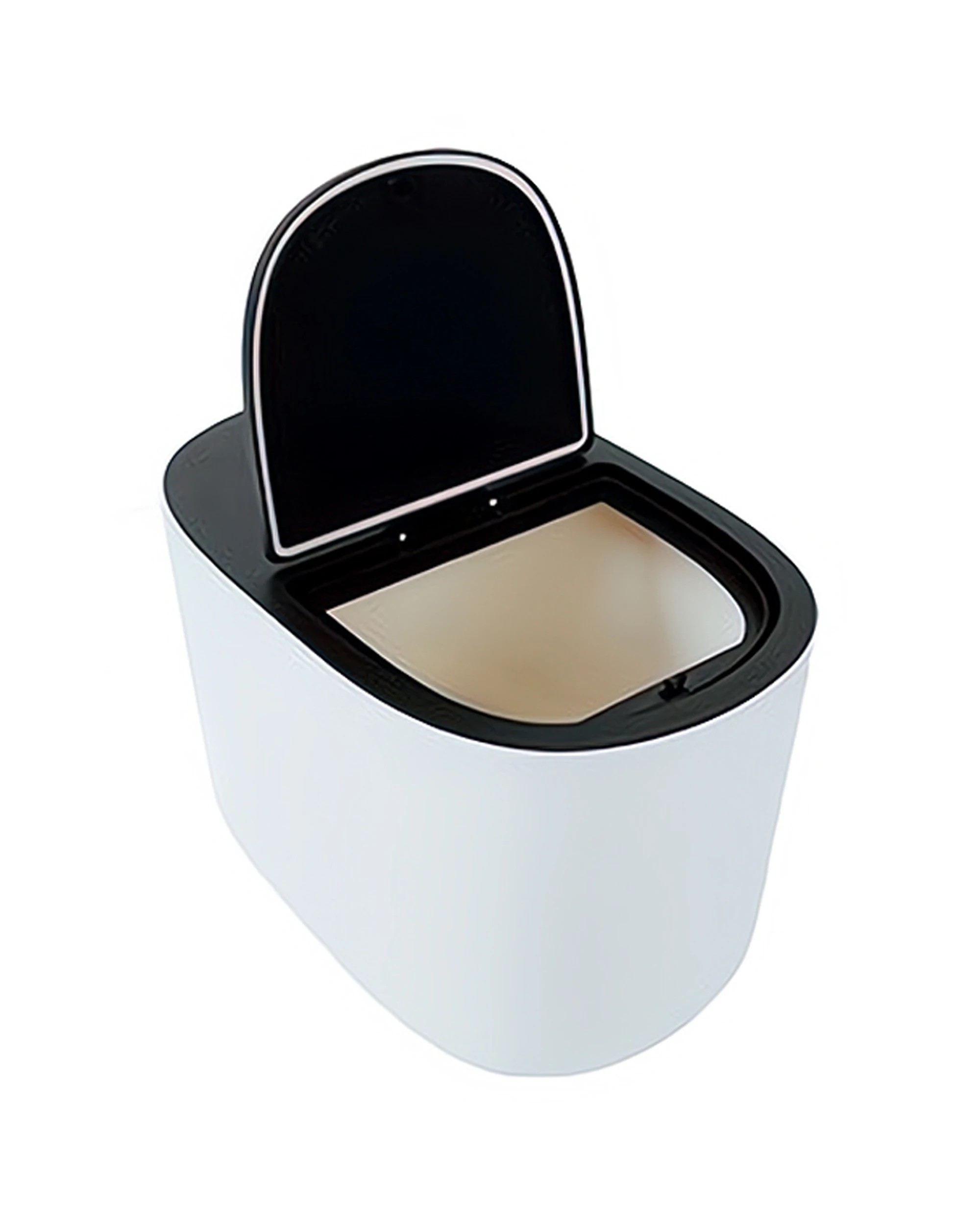 1 M-pets 6kg Stoko Push Open Pet Food Storage Container White - Seal Ring Freshness Container.
 - White, 1 of 2