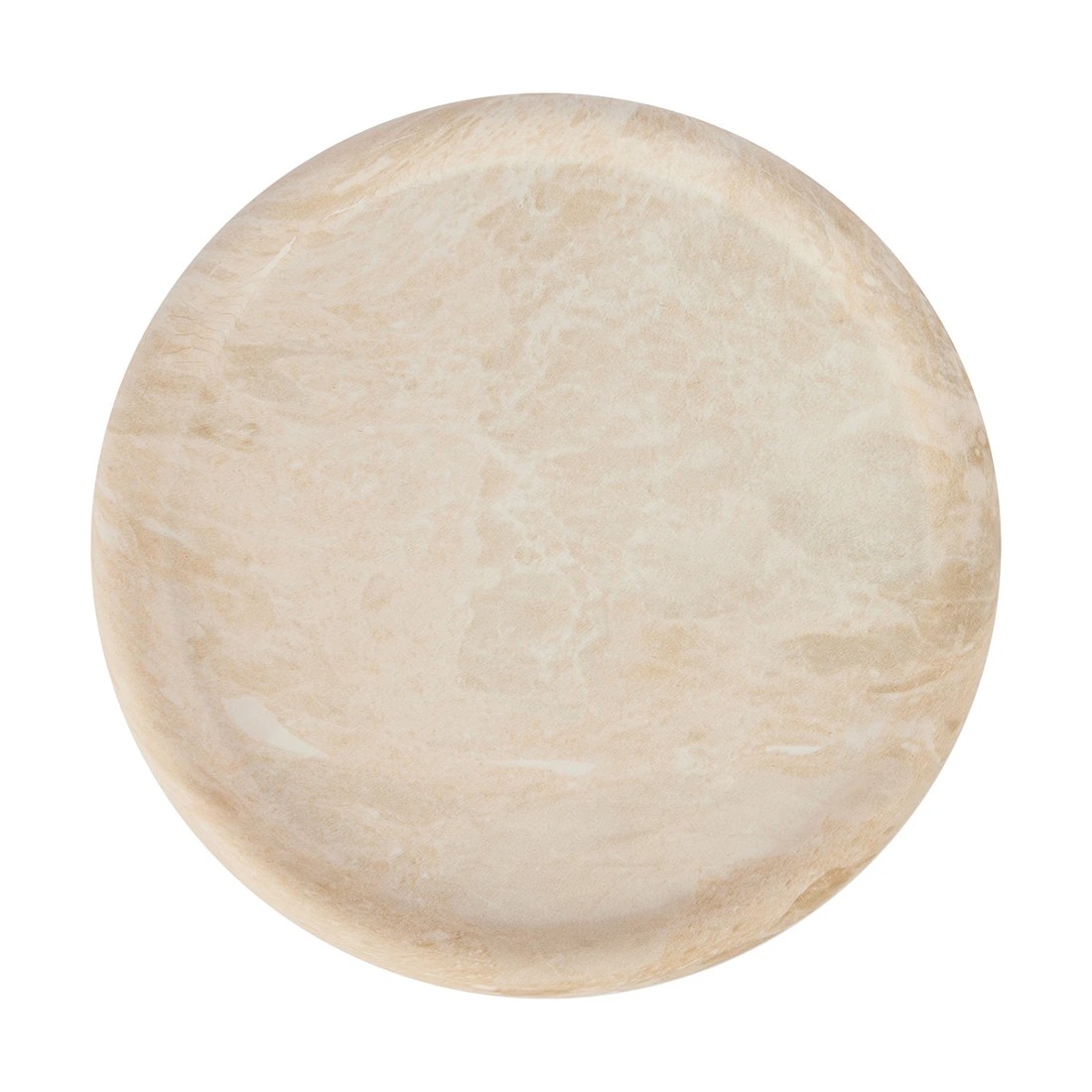 1 Round Marble Look Tray, 1 of 6