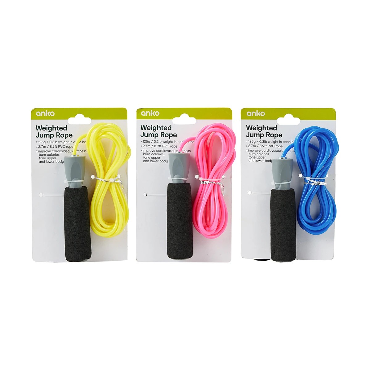 9 Weighted Jump Rope - Assorted, 9 of 9