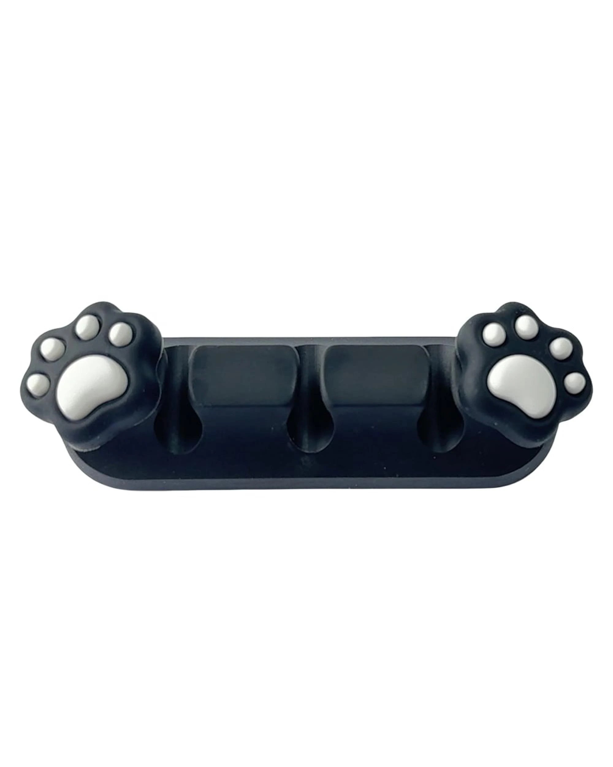 6 Playmax Paw Print Cable Management - Black/White - Multi, 6 of 8