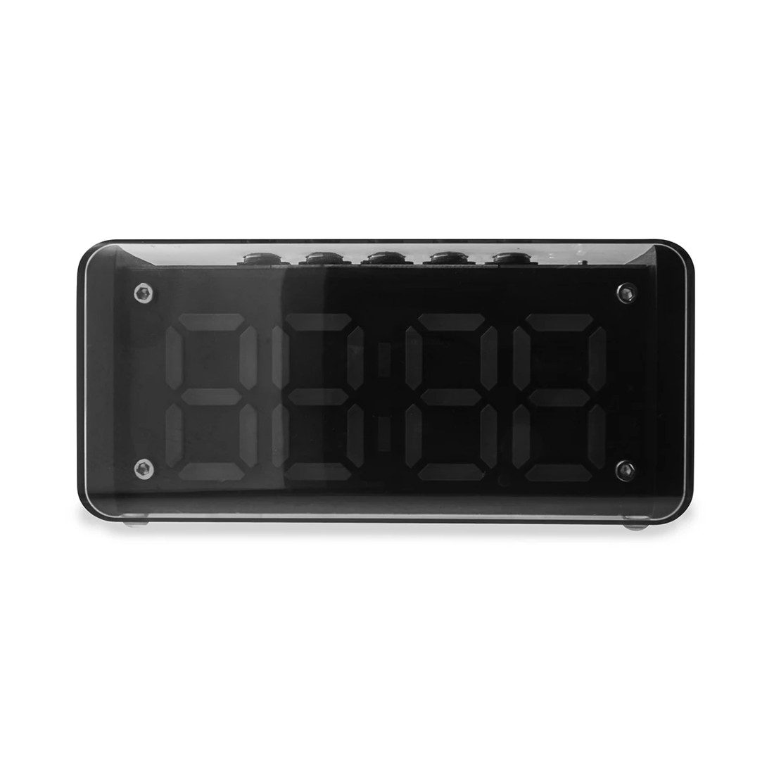 5 Clock Radio Bluetooth Speaker - Black, 5 of 10