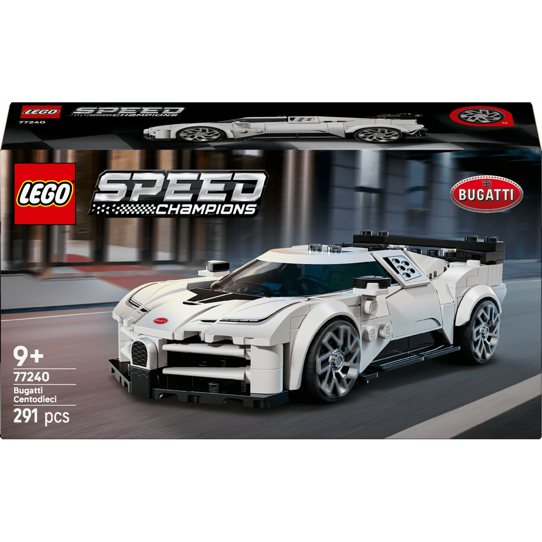 1 LEGO Speed Champions Bugatti Centodieci Hyper Sports Car 77240, 1 of 10