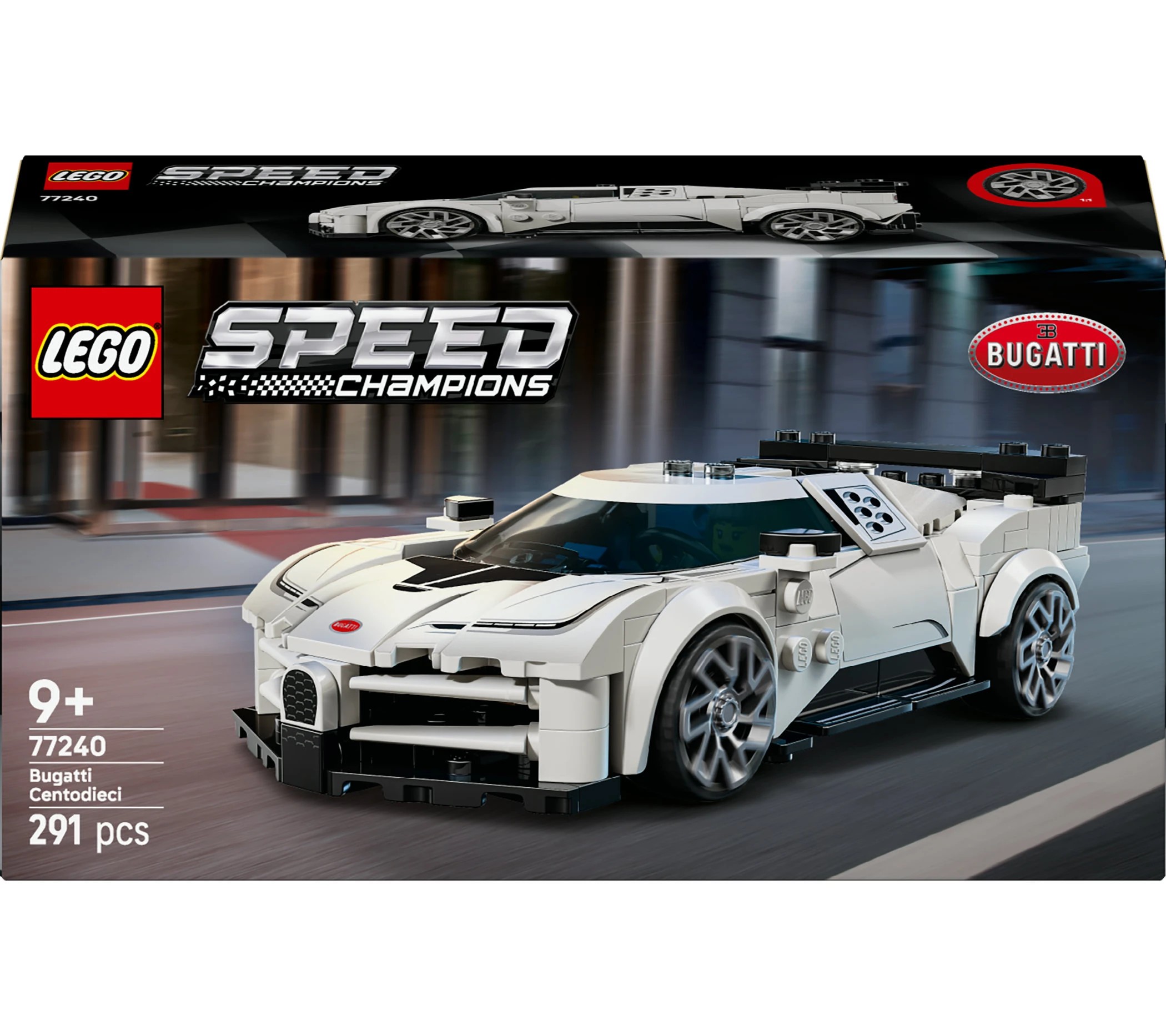 1 LEGO Speed Champions Bugatti Centodieci Hyper Sports Car 77240, 1 of 10