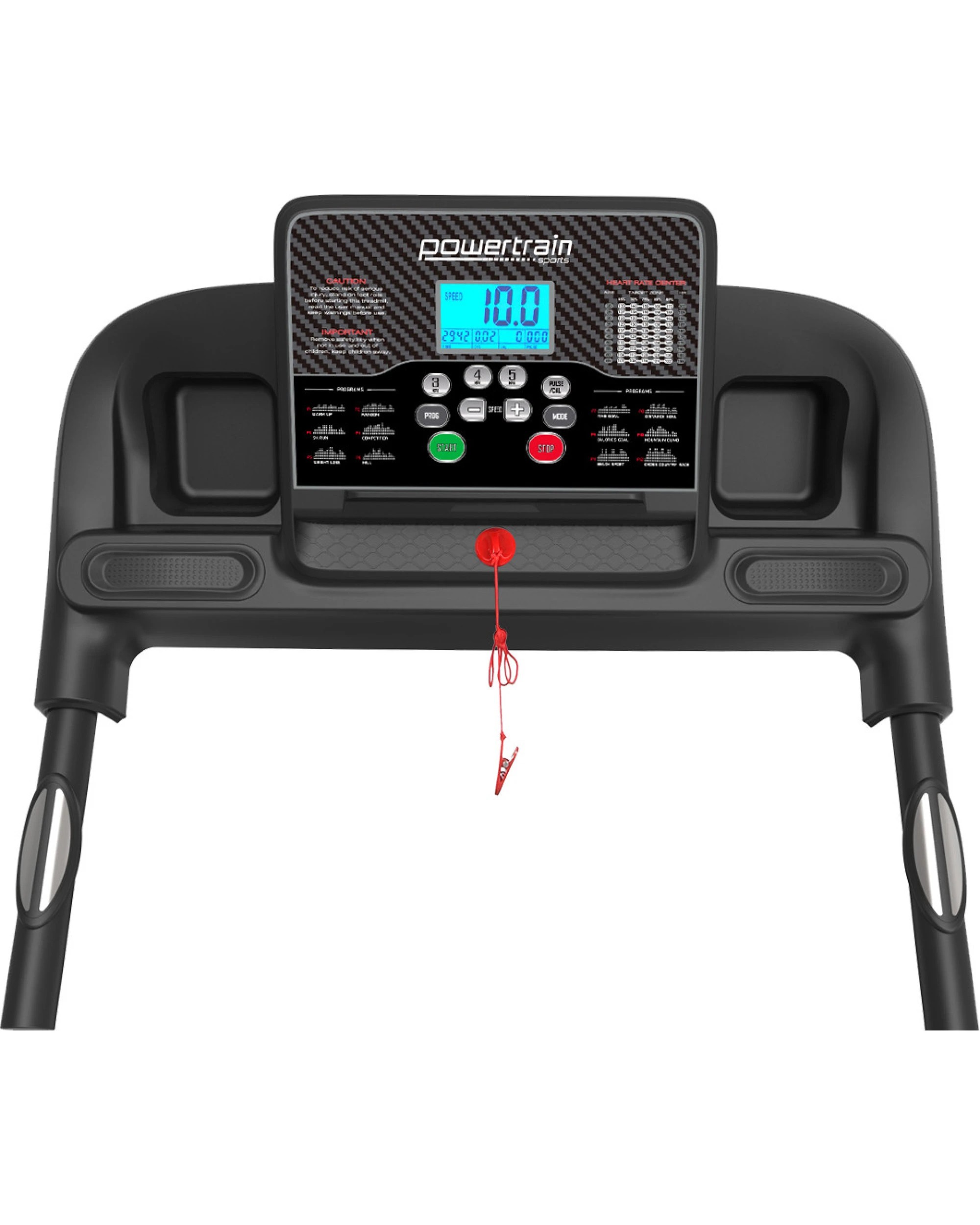 3 Powertrain K100 Electric Treadmill Foldable Home Gym Cardio, 3 of 9