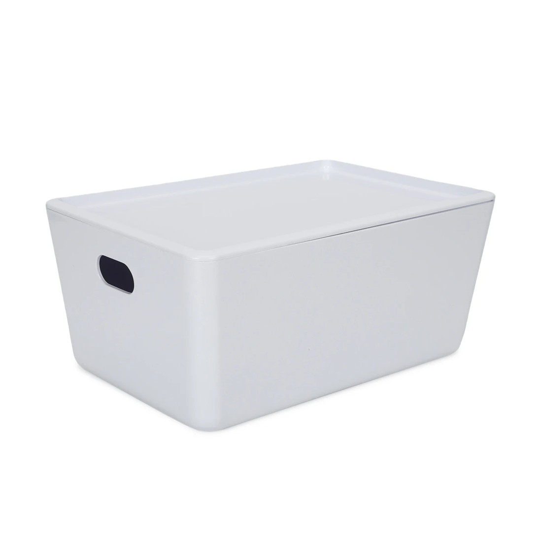 7 11L Smooth and Shiny Plastic Tub - White, 7 of 8