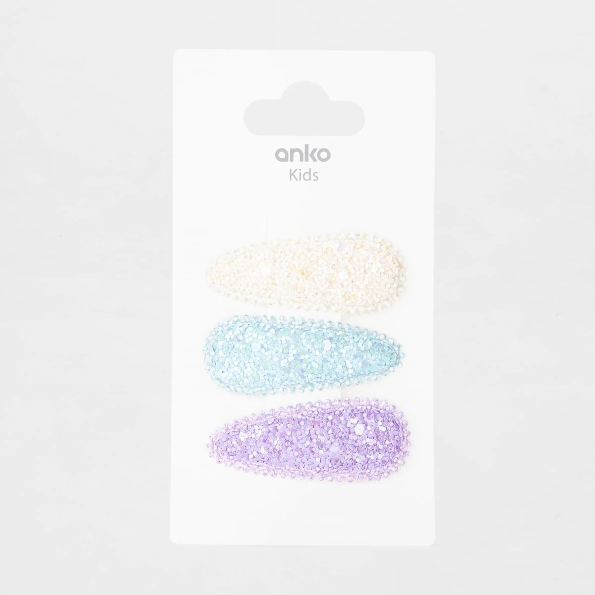 3 3 Pack Glitter Hair Clips, 3 of 3