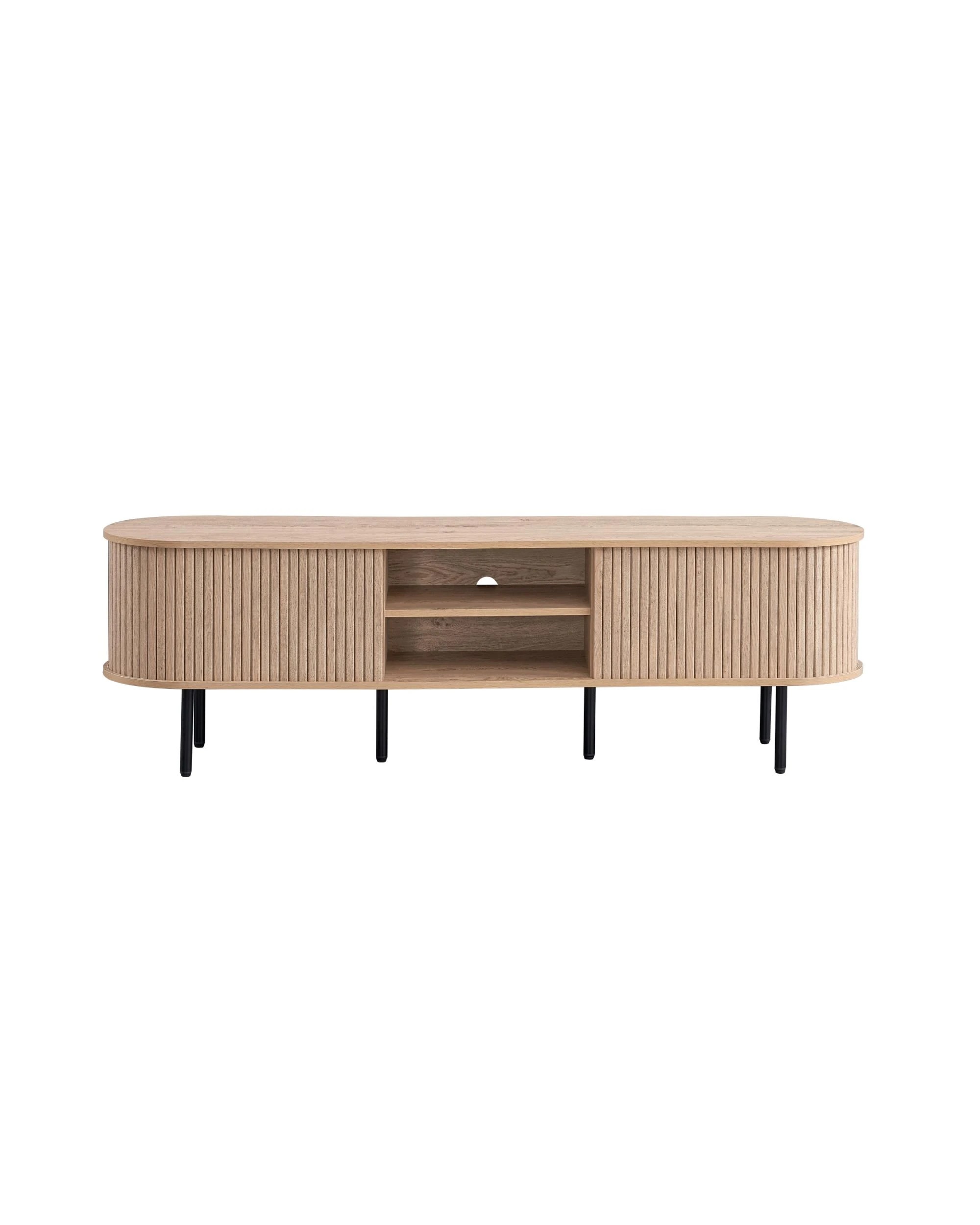 5 Kodu TV Entertainment Unit 170cm 2 Doors Oak - Natural, 5 of 8