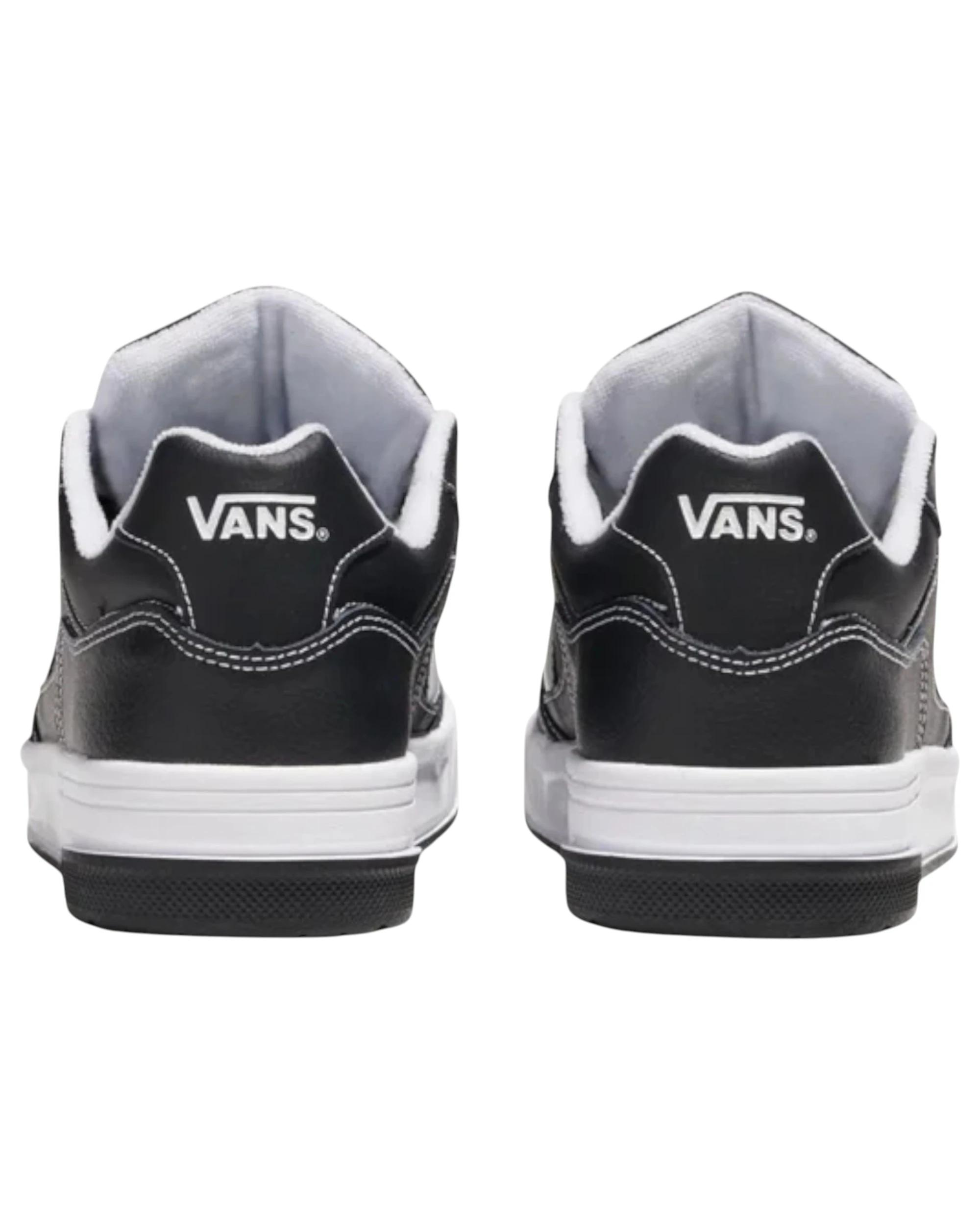 2 Vans Mens Upland Black/ White Lace Up Casual Shoes BLACK/WHITE, 2 of 5