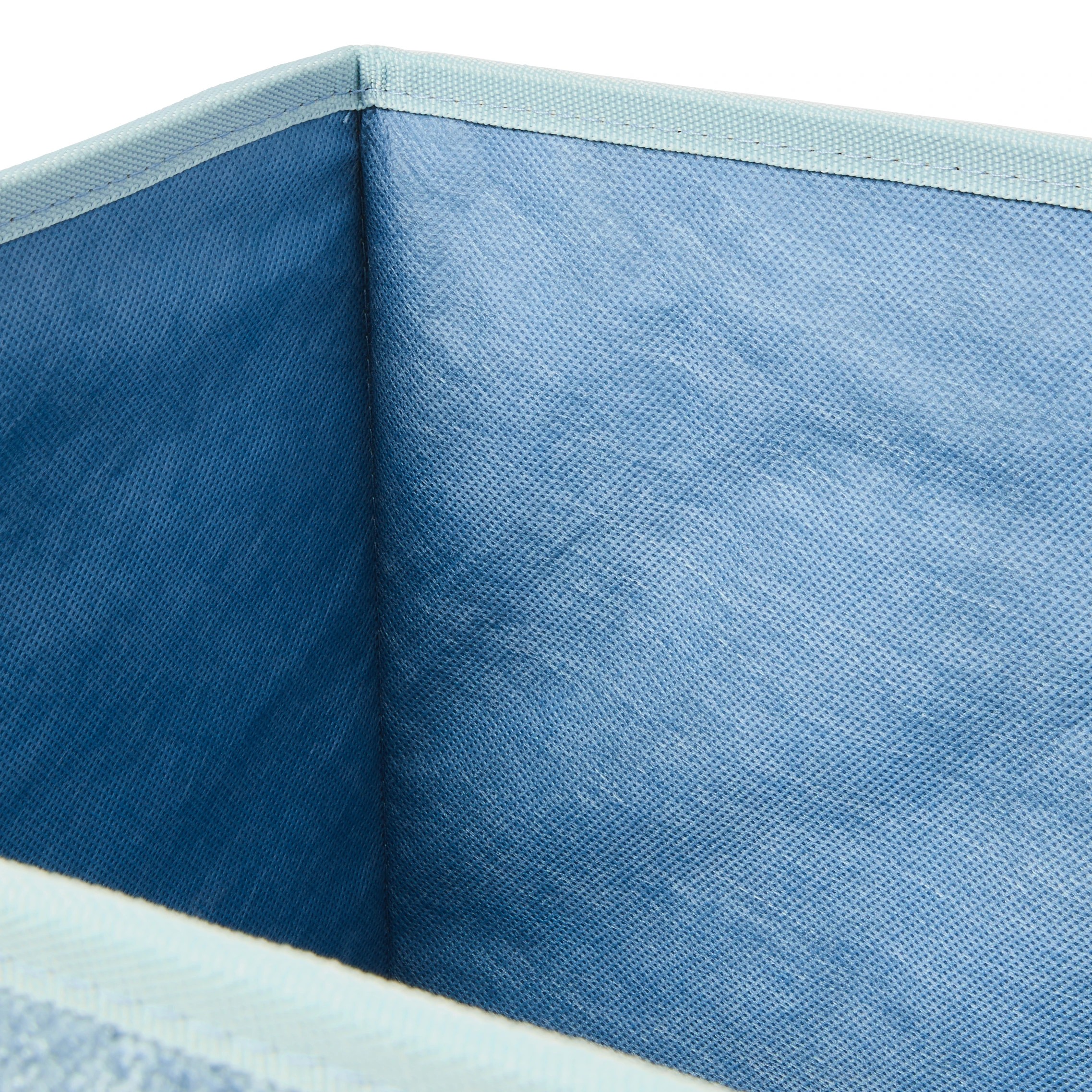 9 Square Storage Ottoman - Blue, 9 of 10