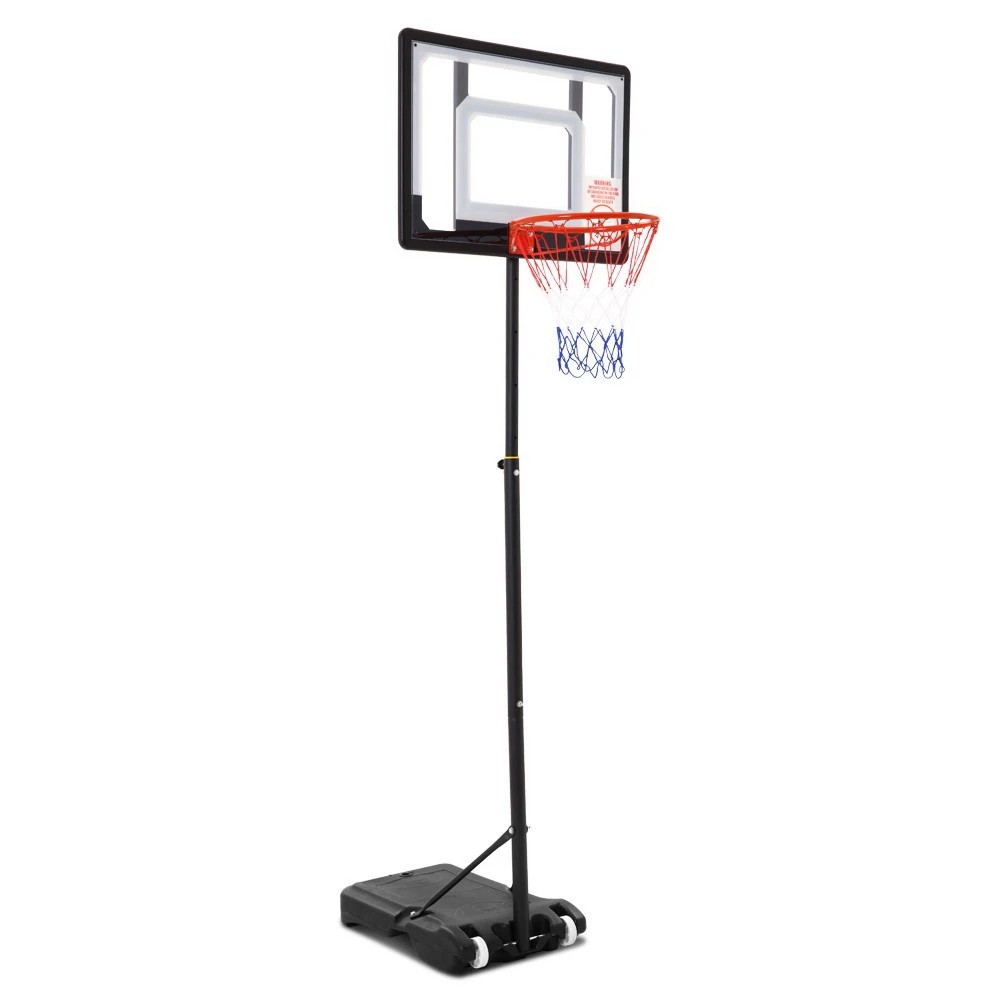 1 Everfit 2.1M Basketball Hoop Stand System Adjustable Portable Pro Kids Clear - Multi, 1 of 7