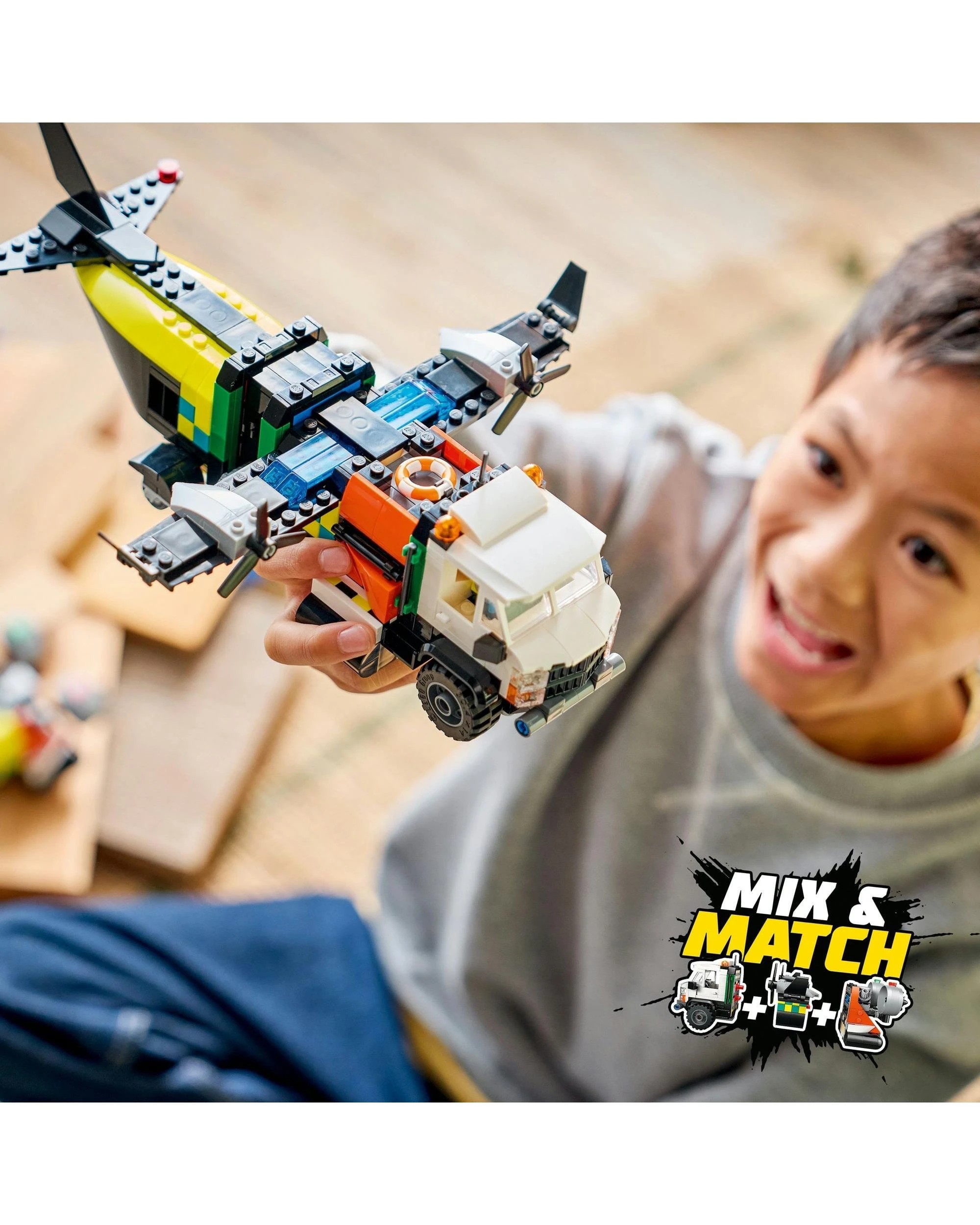 7 LEGO City: Airplane, Service Truck and Hovercraft Remix - 60505, 7 of 10