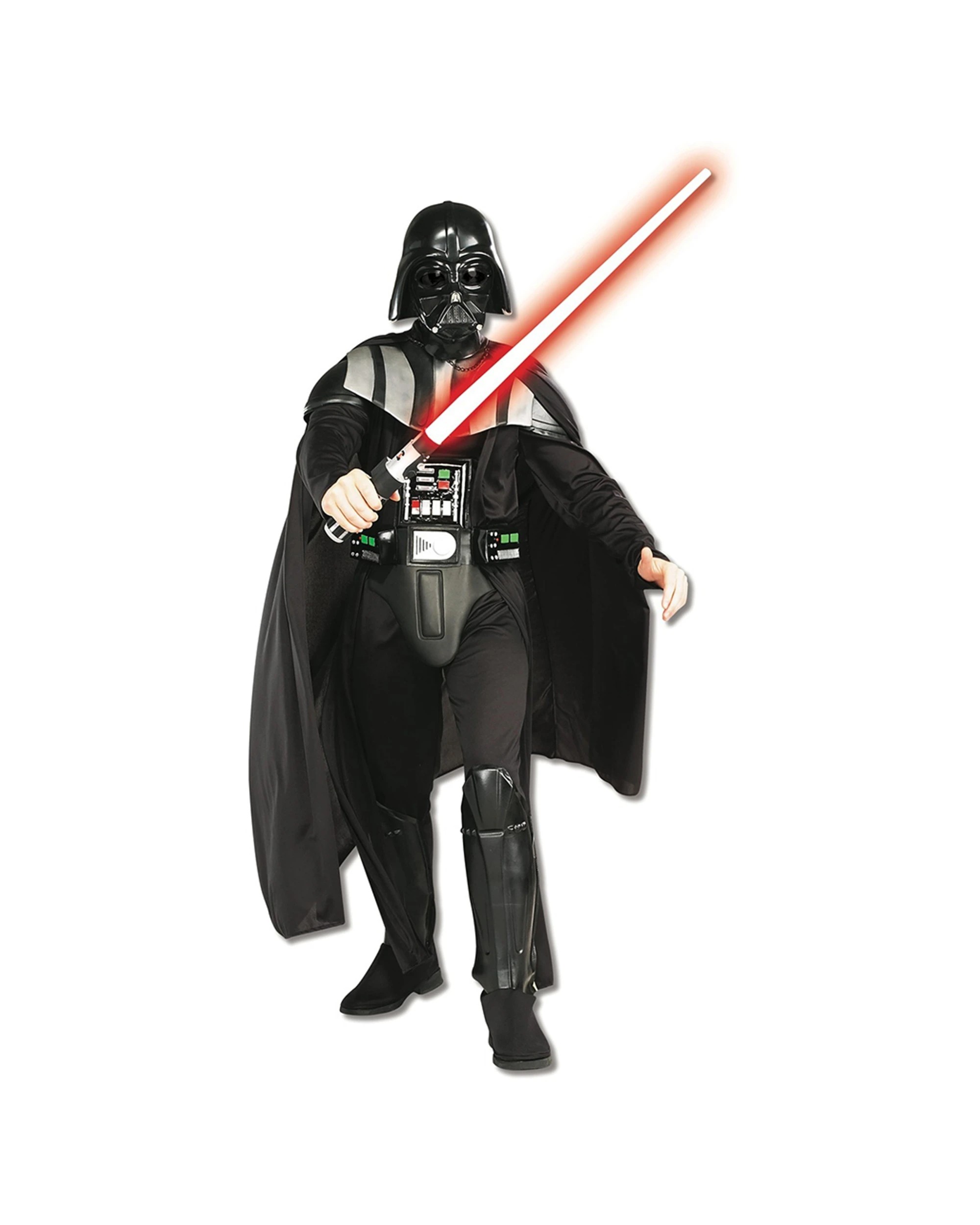 3 Star Wars Xl Darth Vader Deluxe Adult Cosplay Dress Up Party Costume Set - Black, 3 of 5