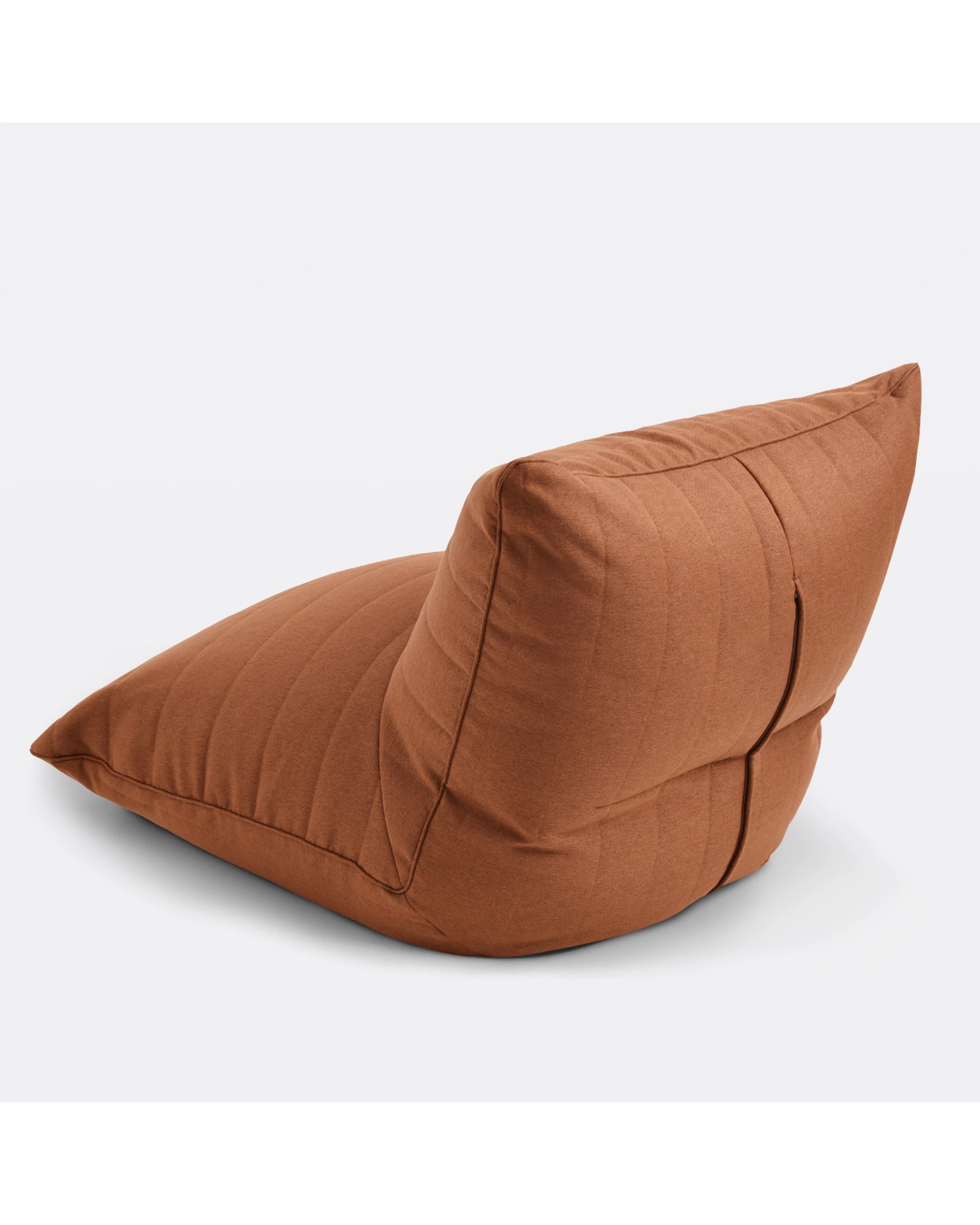 4 Cadence & Co. Linoire Quilted Beanbag Lounger Cover - Rust, 4 of 10