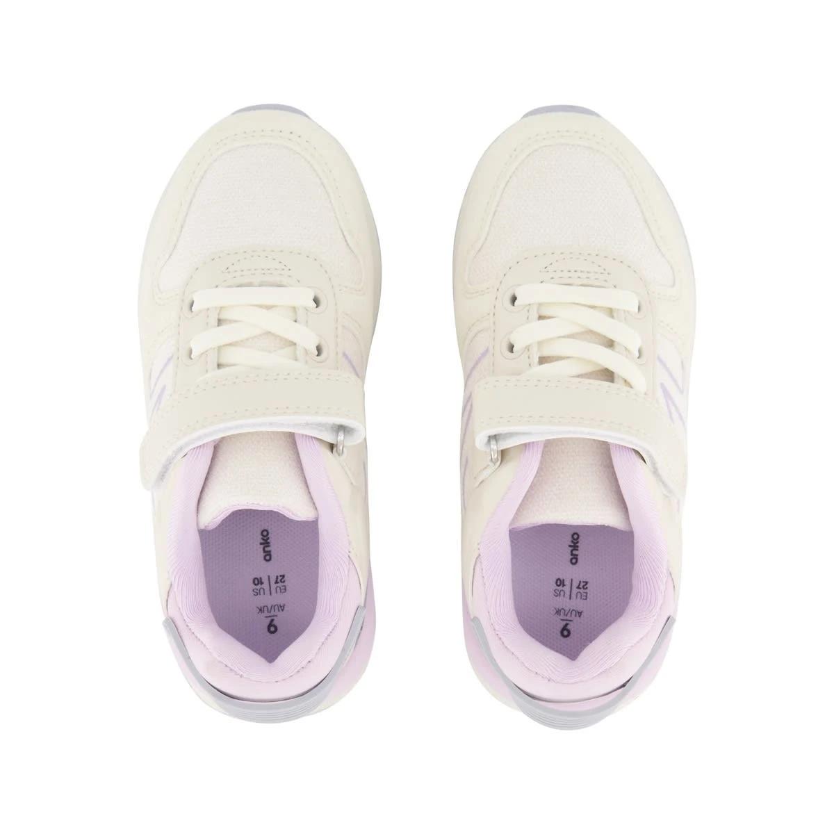 2 Junior Casual Sneakers COLE OFF WHITE Pink, 2 of 5