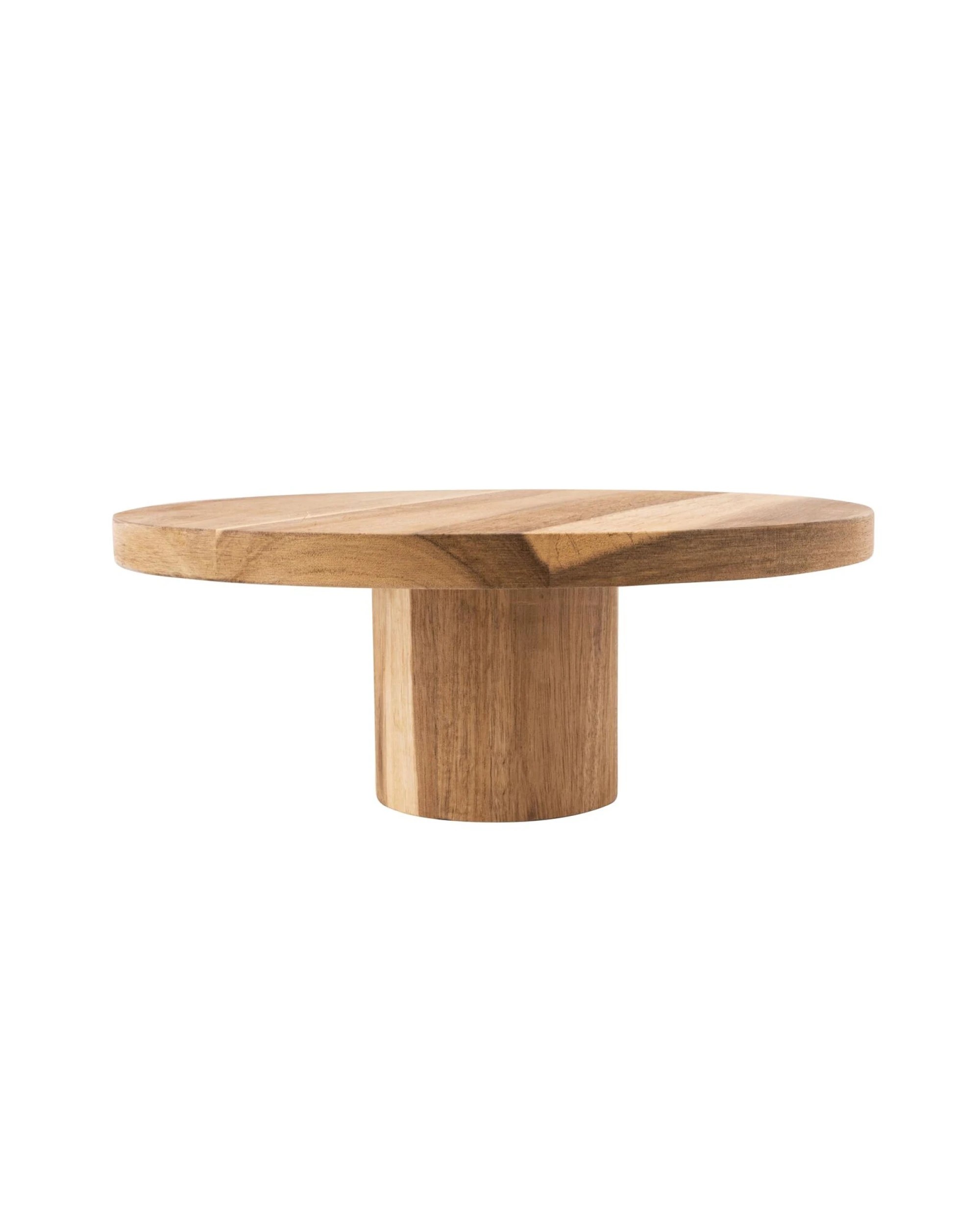 1 Peer Sorensen Round Cake Stand 30x10cm - Brown, 1 of 5